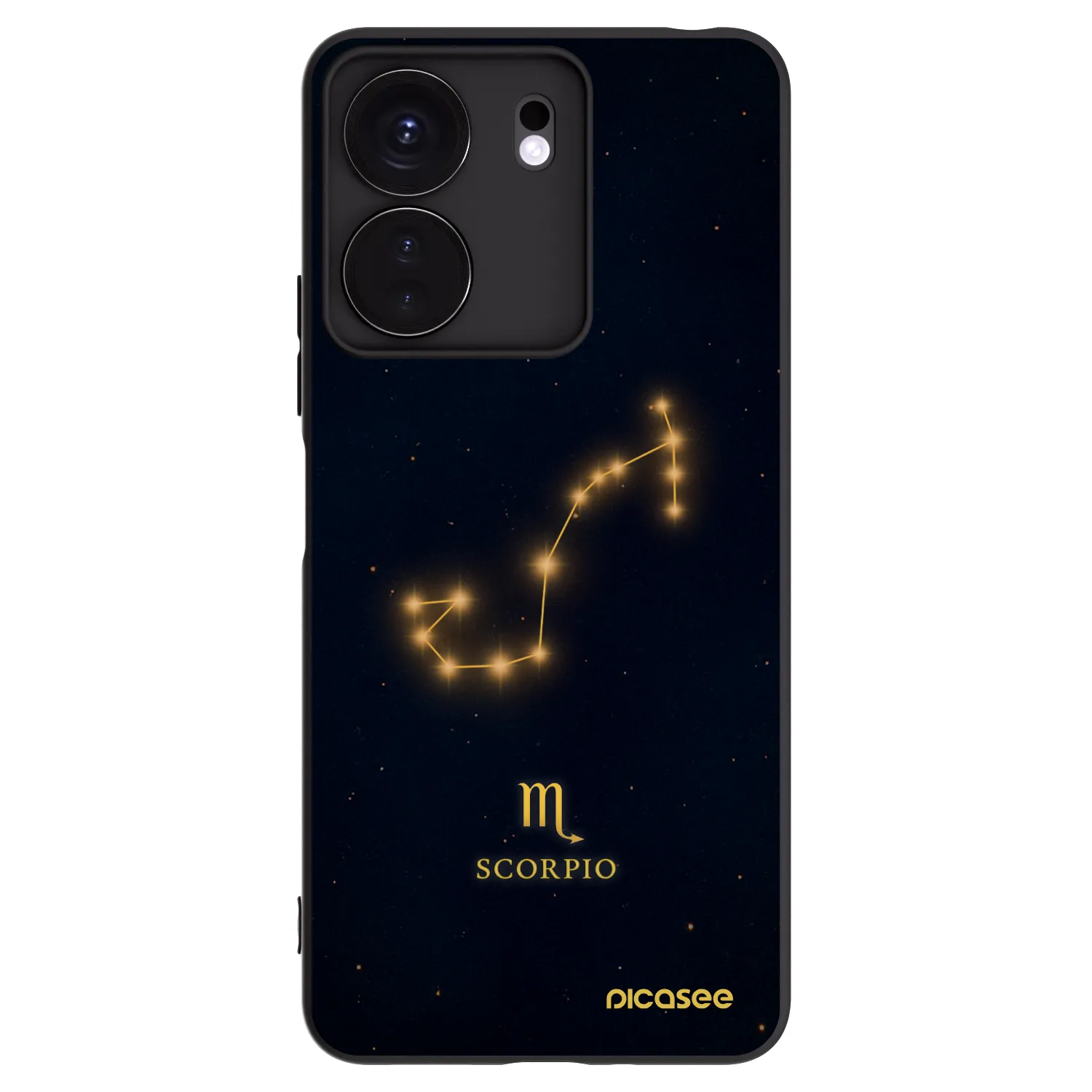 Picasee fekete szilikon tok az alábbi mobiltelefonokra Xiaomi Redmi 13C 4G - SCORPIO