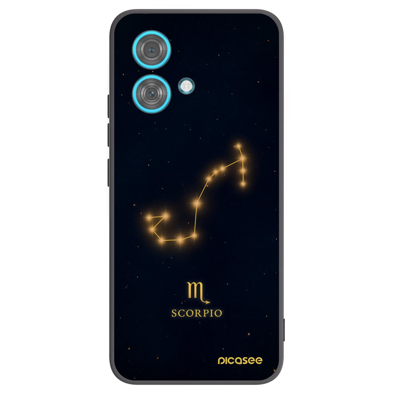 Picasee fekete szilikon tok az alábbi mobiltelefonokra Motorola Edge 40 Neo - SCORPIO
