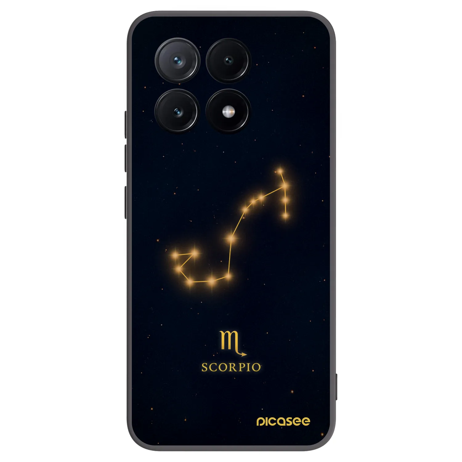 Picasee fekete szilikon tok az alábbi mobiltelefonokra Xiaomi Poco X6 Pro - SCORPIO