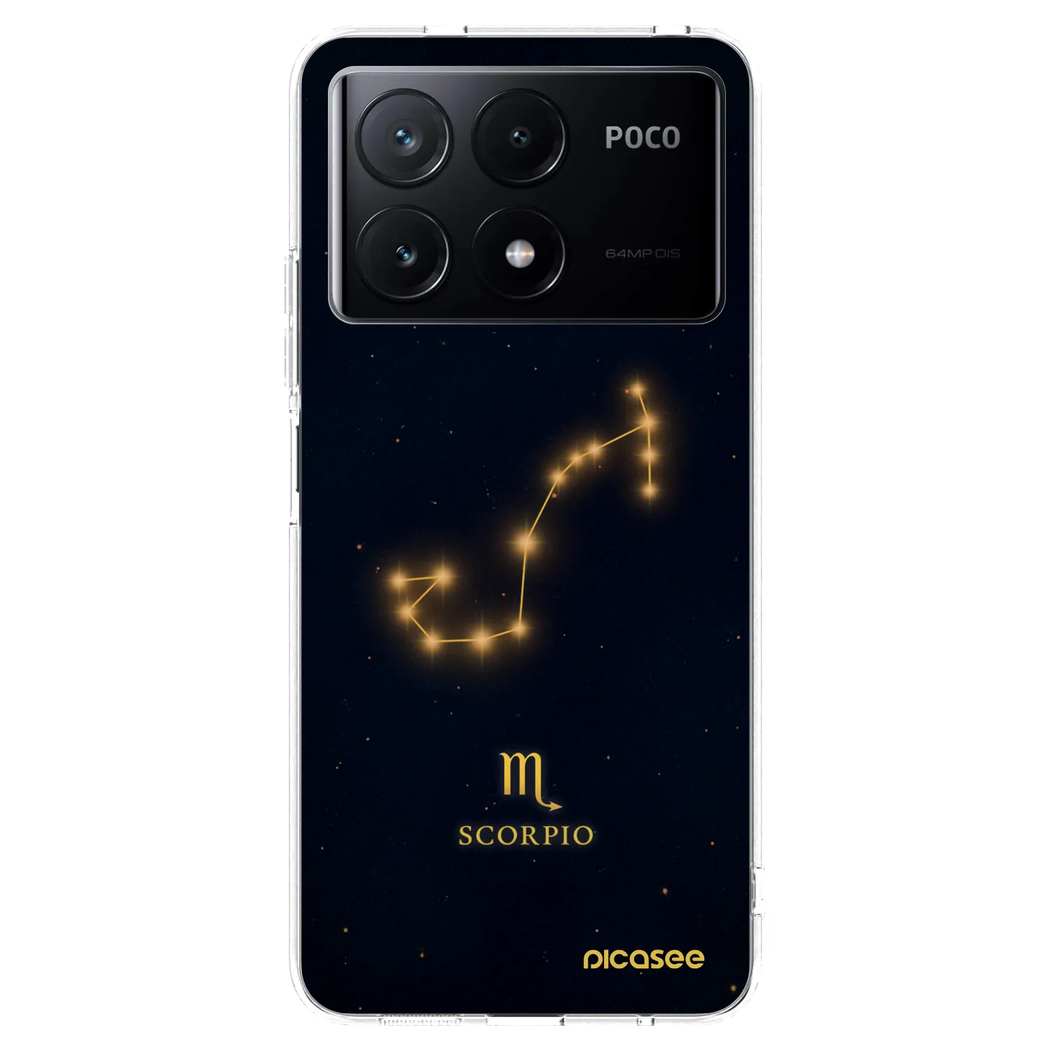 Picasee átlátszó szilikon tok az alábbi mobiltelefonokra Xiaomi Poco X6 Pro - SCORPIO