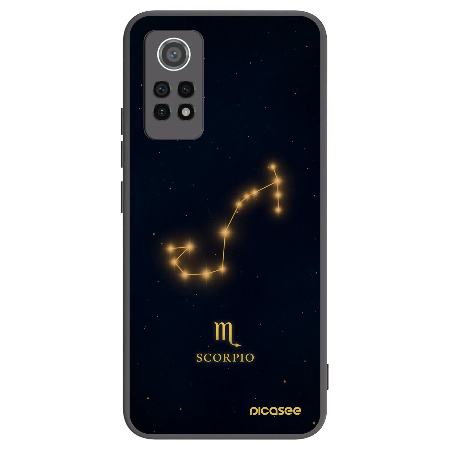 Picasee fekete szilikon tok az alábbi mobiltelefonokra Xiaomi Redmi Note 12 Pro 4G - SCORPIO