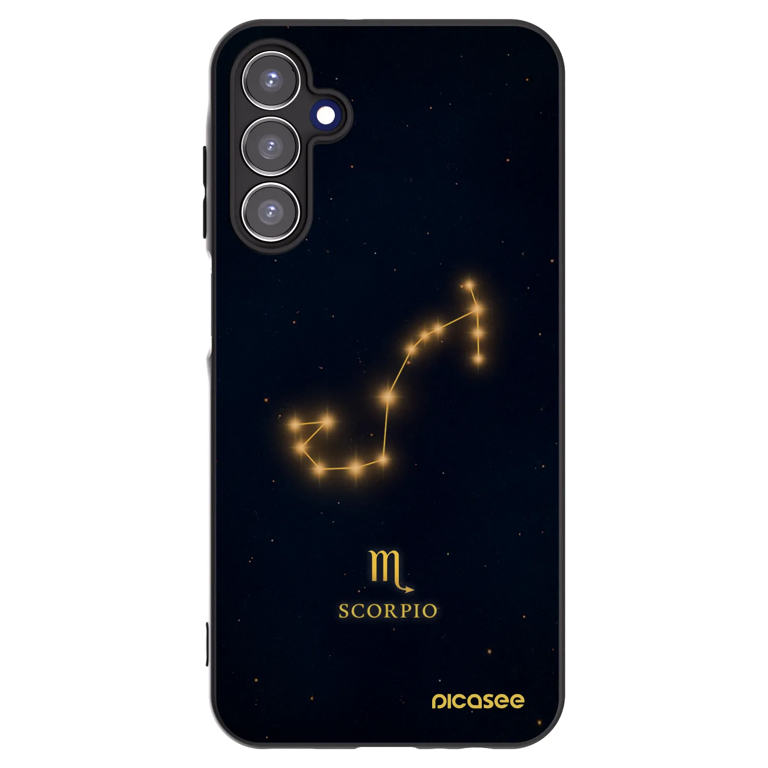 Picasee fekete szilikon tok az alábbi mobiltelefonokra Samsung Galaxy A15 A156B 5G - SCORPIO