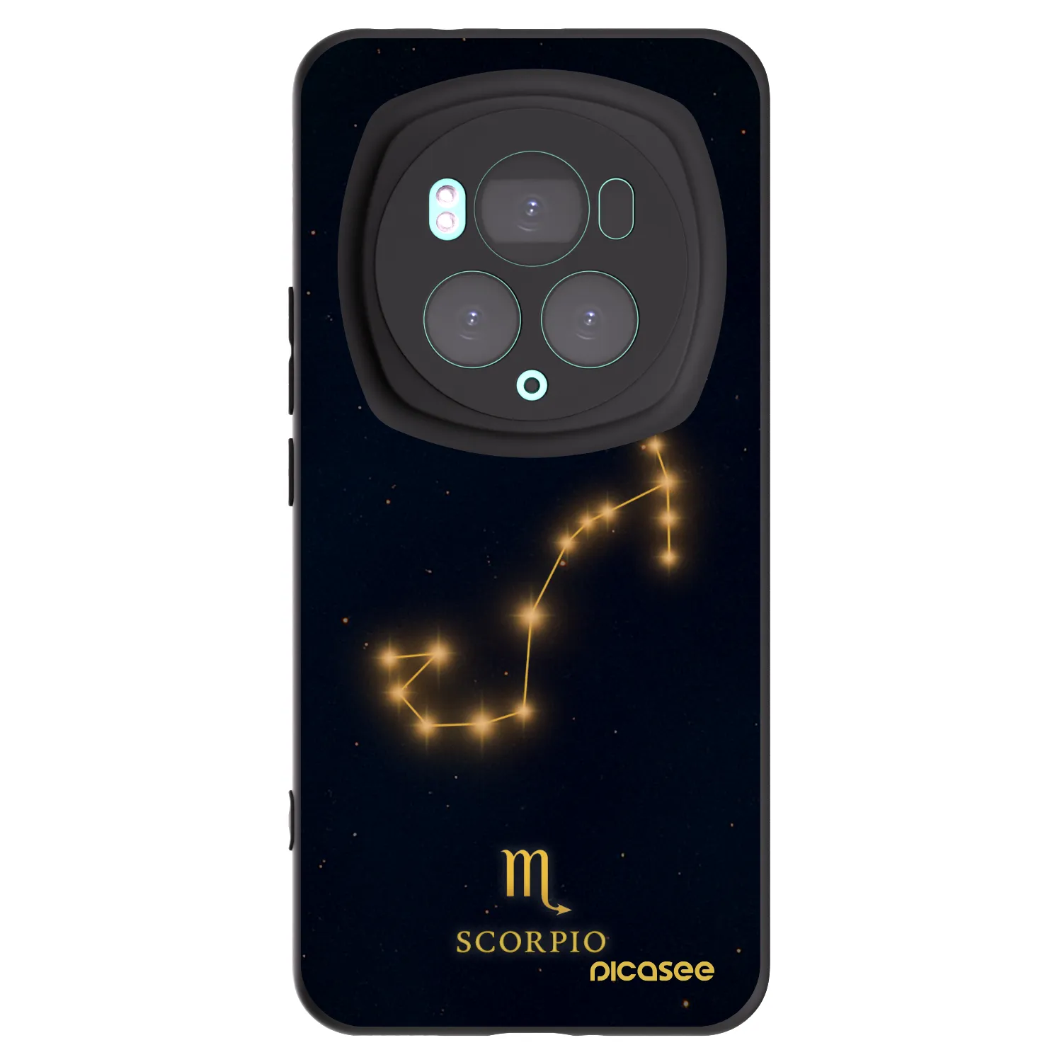 Picasee fekete szilikon tok az alábbi mobiltelefonokra Honor Magic6 Pro - SCORPIO