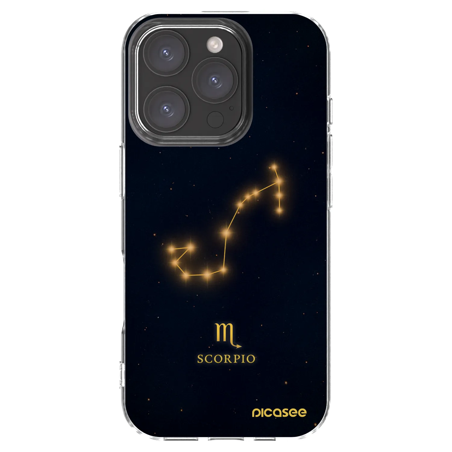Picasee átlátszó szilikon tok az alábbi mobiltelefonokra Apple iPhone 16 Pro - SCORPIO