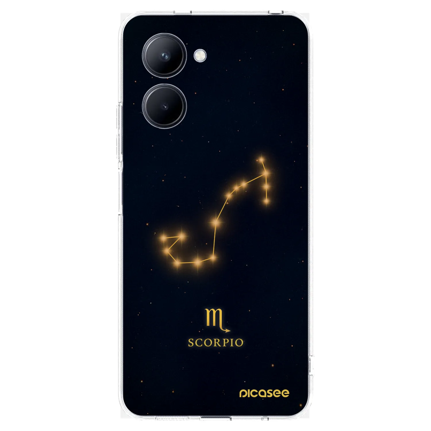 Picasee átlátszó szilikon tok az alábbi mobiltelefonokra Realme C33 (2023) - SCORPIO