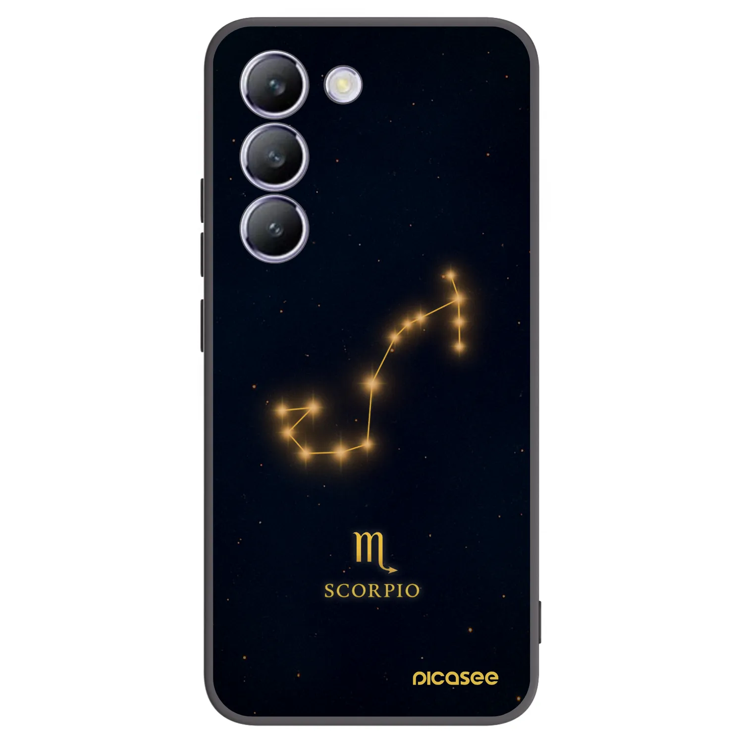 Picasee fekete szilikon tok az alábbi mobiltelefonokra Vivo V40 SE 5G - SCORPIO