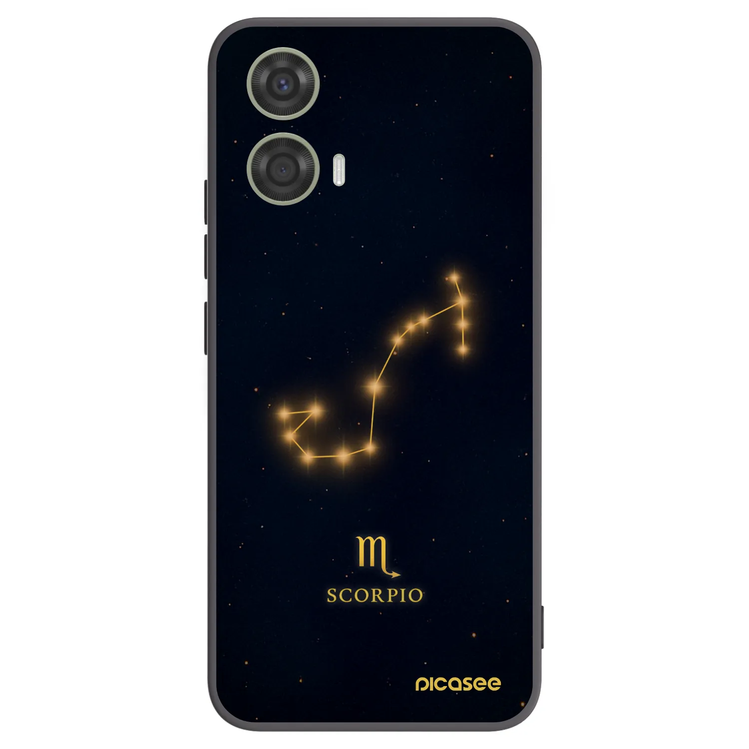 Picasee fekete szilikon tok az alábbi mobiltelefonokra Motorola Moto G24 - SCORPIO