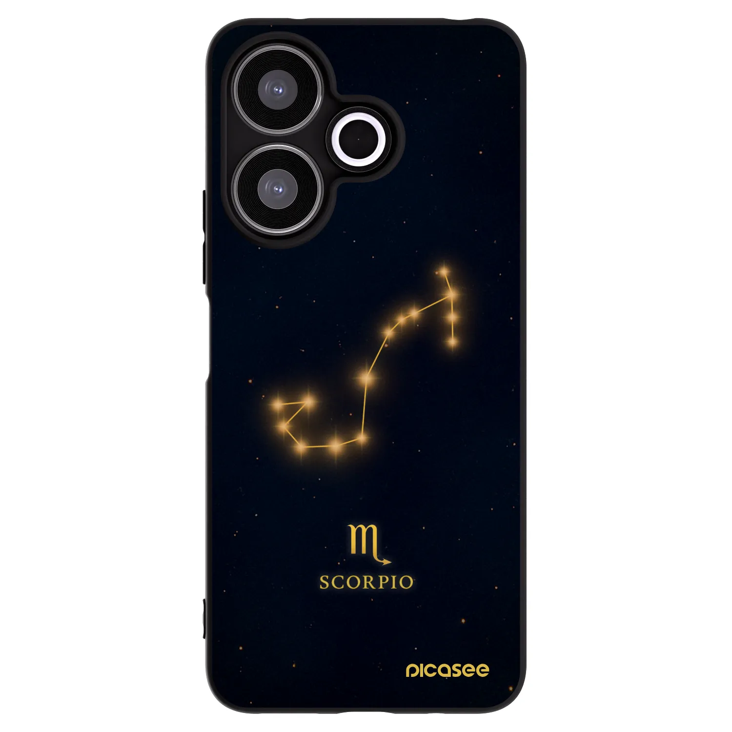 Picasee fekete szilikon tok az alábbi mobiltelefonokra Xiaomi Redmi 13 4G - SCORPIO