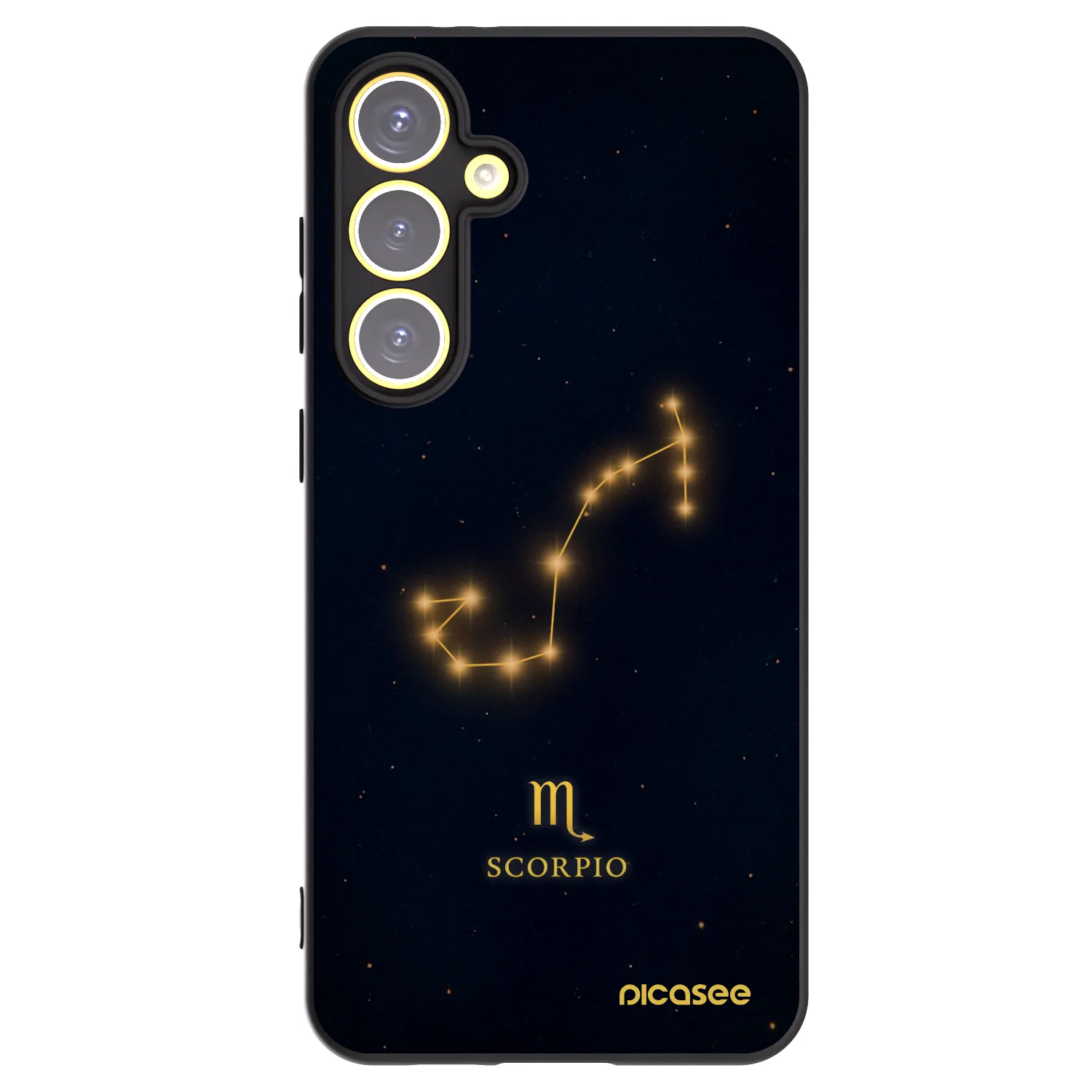 Picasee fekete szilikon tok az alábbi mobiltelefonokra Samsung Galaxy S24 FE S721B - SCORPIO
