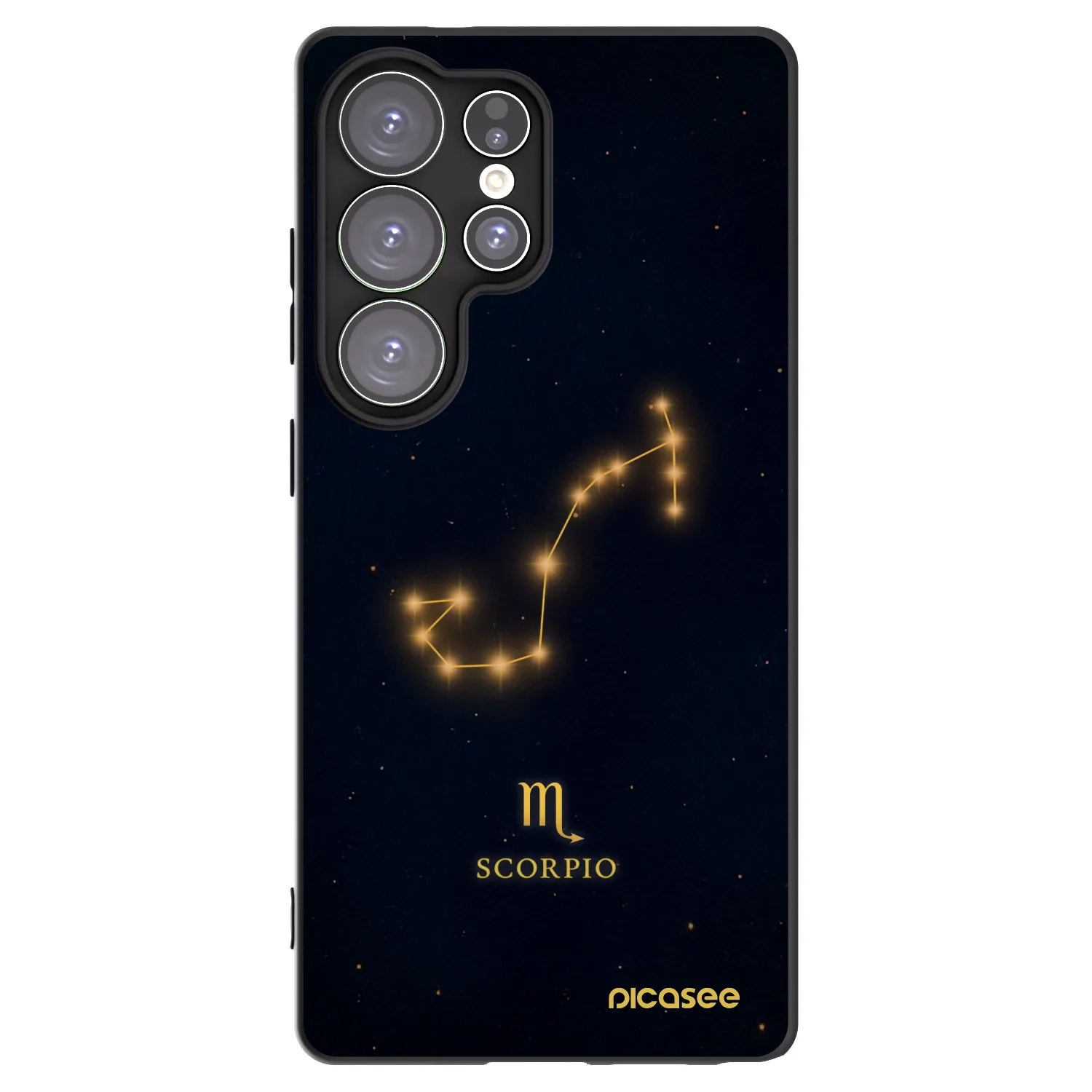 Picasee fekete szilikon tok az alábbi mobiltelefonokra Samsung Galaxy S25 Ultra 5G - SCORPIO