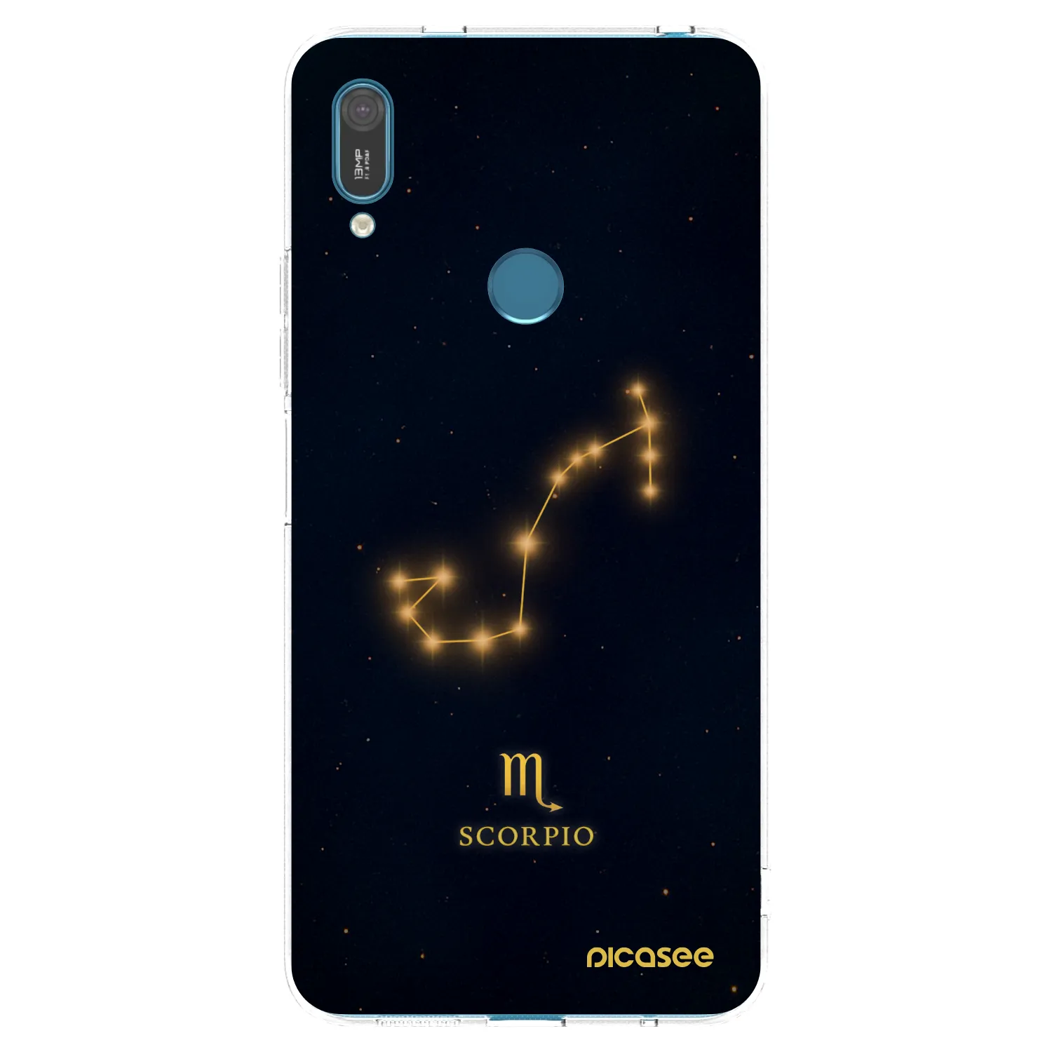 Picasee átlátszó szilikon tok az alábbi mobiltelefonokra Huawei Y7 2019 - SCORPIO