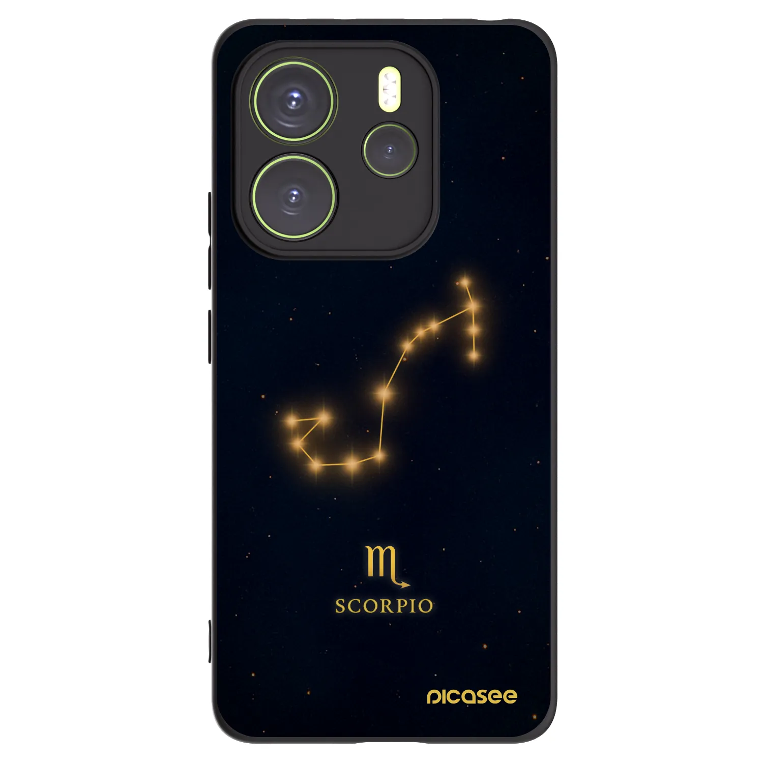 Picasee fekete szilikon tok az alábbi mobiltelefonokra Xiaomi Redmi Note 14 4G - SCORPIO
