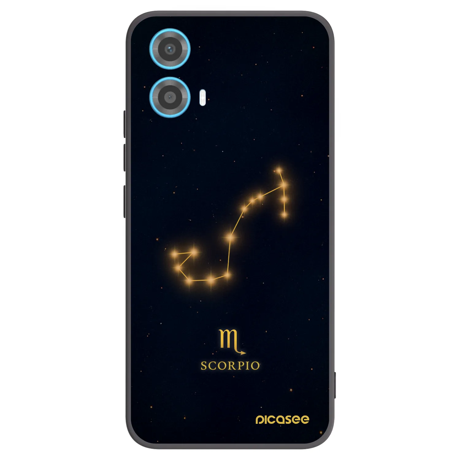 Picasee fekete szilikon tok az alábbi mobiltelefonokra Motorola Moto G34 5G - SCORPIO