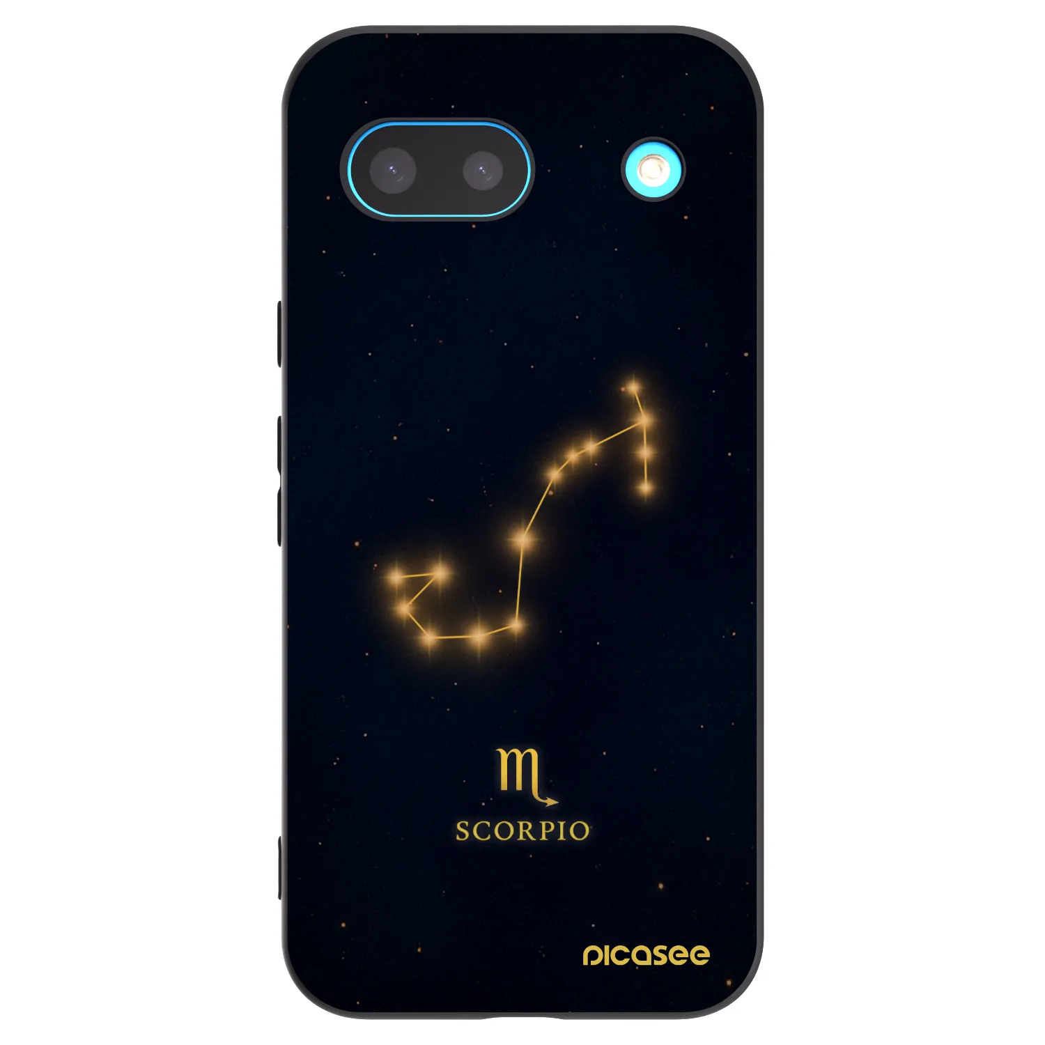 Picasee fekete szilikon tok az alábbi mobiltelefonokra Google Pixel 8a - SCORPIO