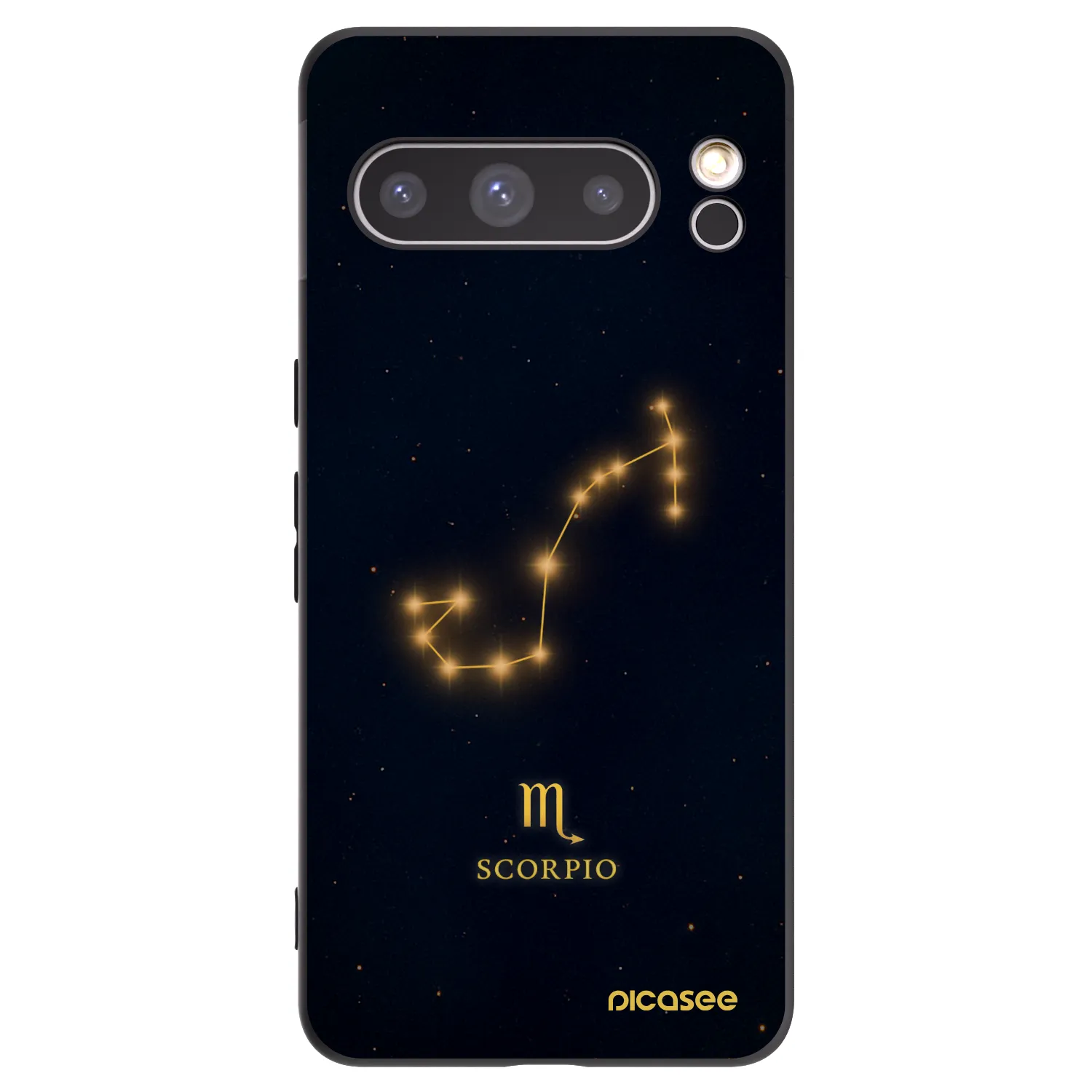 Picasee fekete szilikon tok az alábbi mobiltelefonokra Google Pixel 8 Pro - SCORPIO