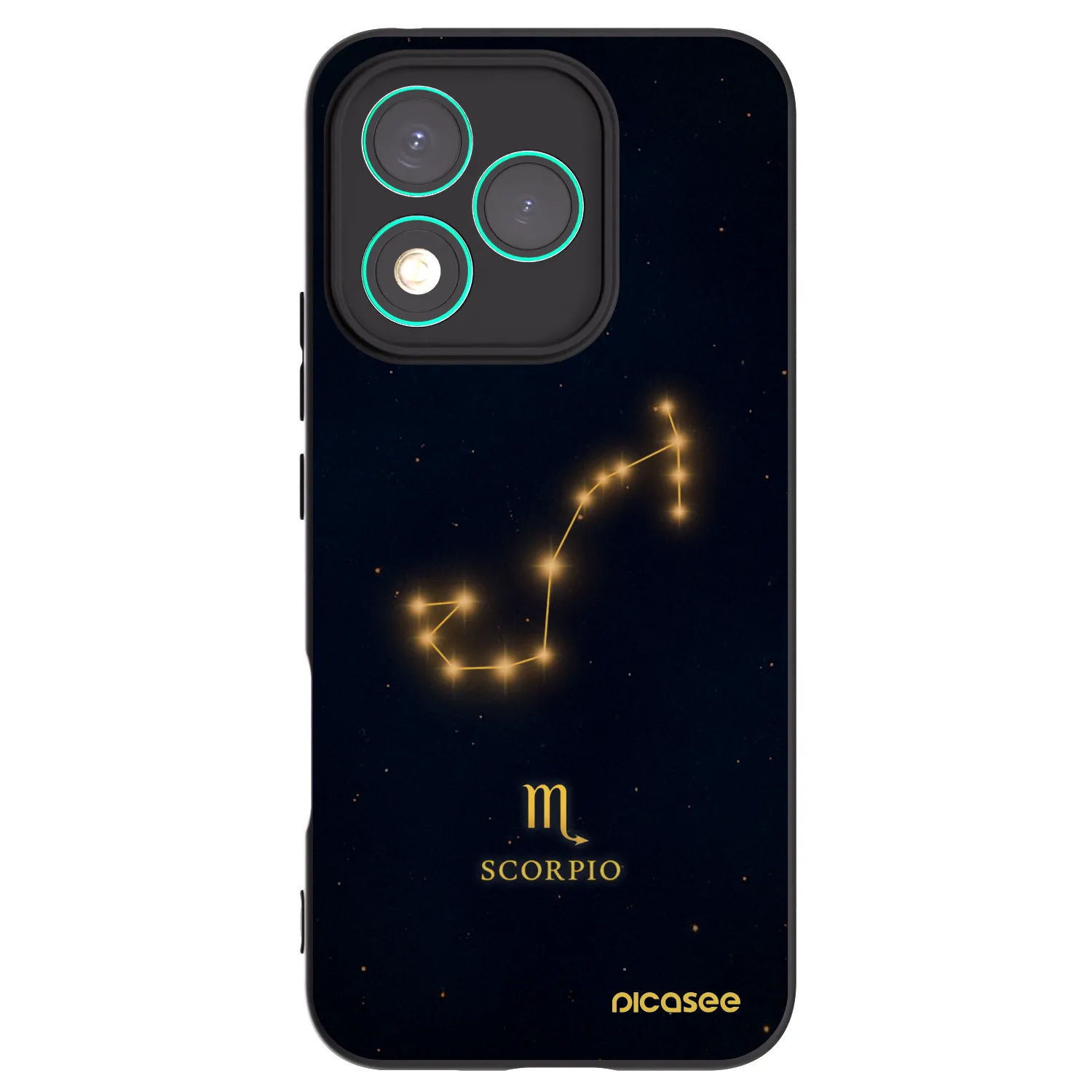 Picasee fekete szilikon tok az alábbi mobiltelefonokra Honor 400 Lite 5G - SCORPIO