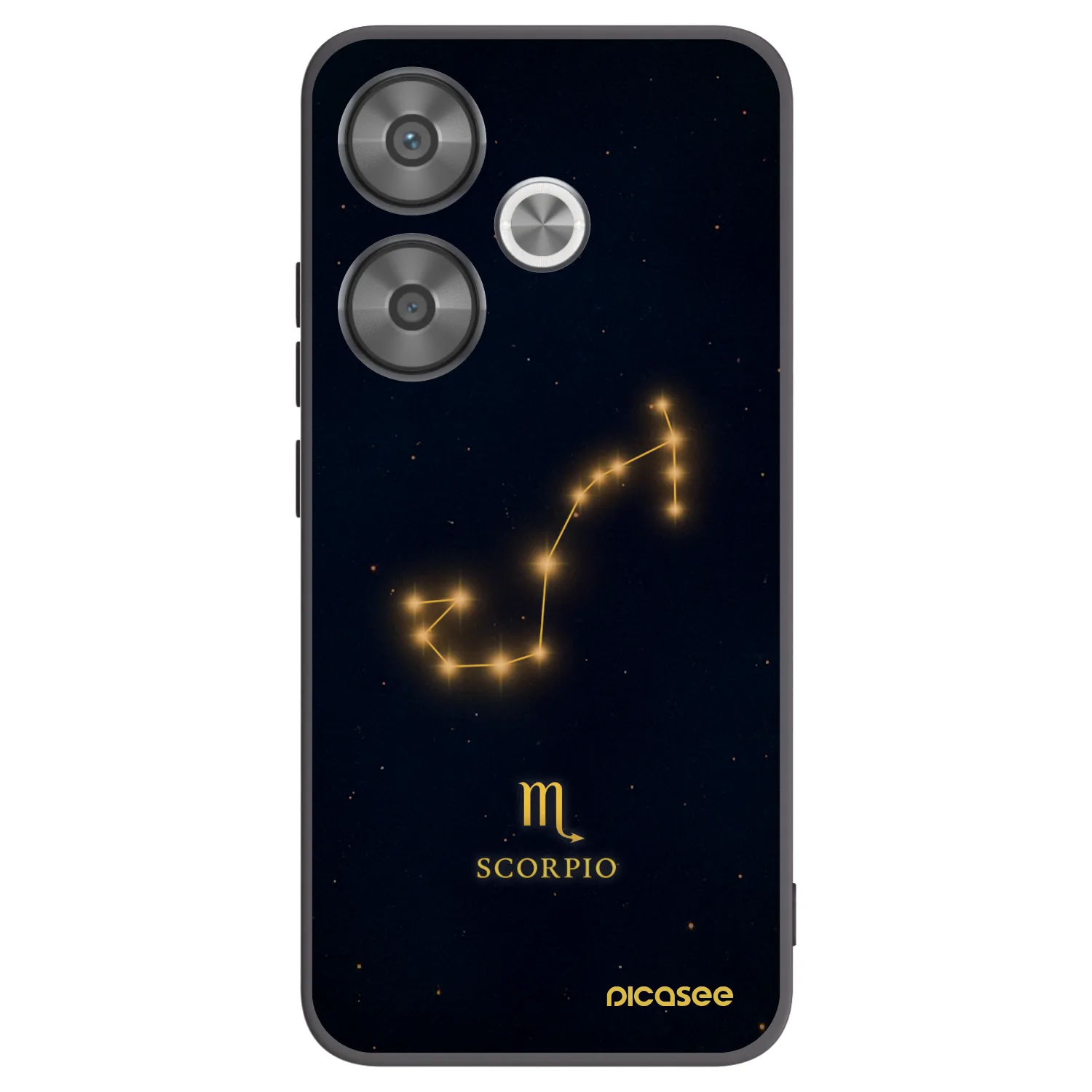 Picasee fekete szilikon tok az alábbi mobiltelefonokra Xiaomi Poco F6 - SCORPIO