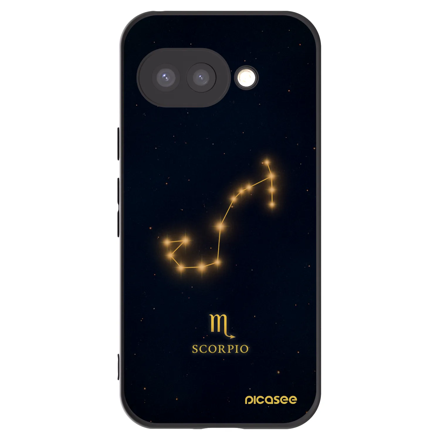 Picasee fekete szilikon tok az alábbi mobiltelefonokra Google Pixel 9a - SCORPIO