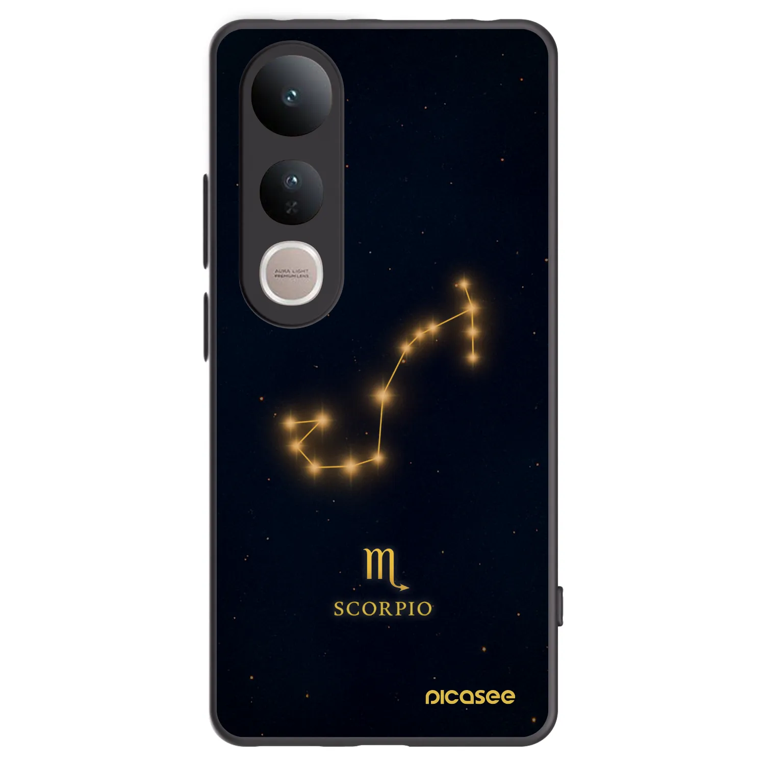 Picasee fekete szilikon tok az alábbi mobiltelefonokra Vivo V50 Lite 5G - SCORPIO