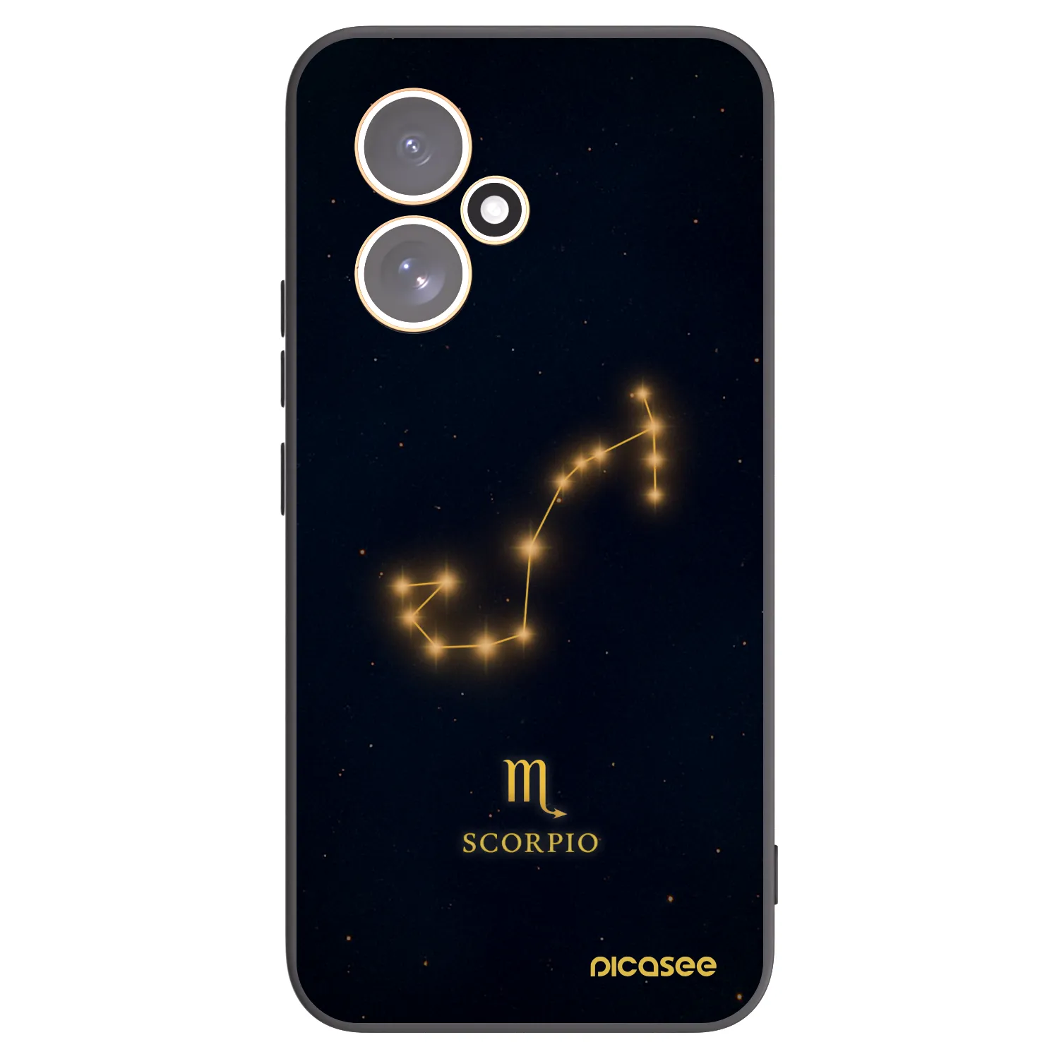 Picasee fekete szilikon tok az alábbi mobiltelefonokra Honor 400 5G - SCORPIO