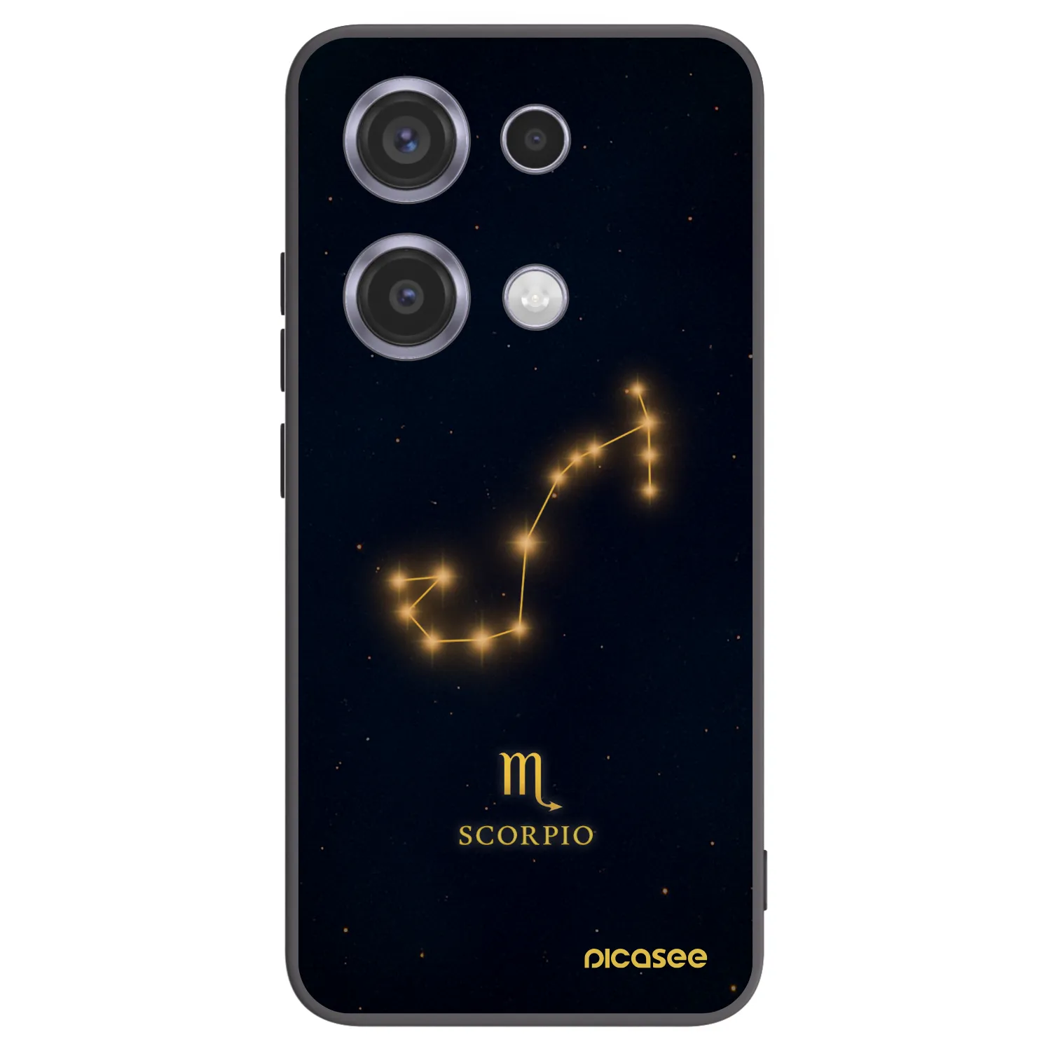 Picasee fekete szilikon tok az alábbi mobiltelefonokra Xiaomi Redmi Note 14S - SCORPIO