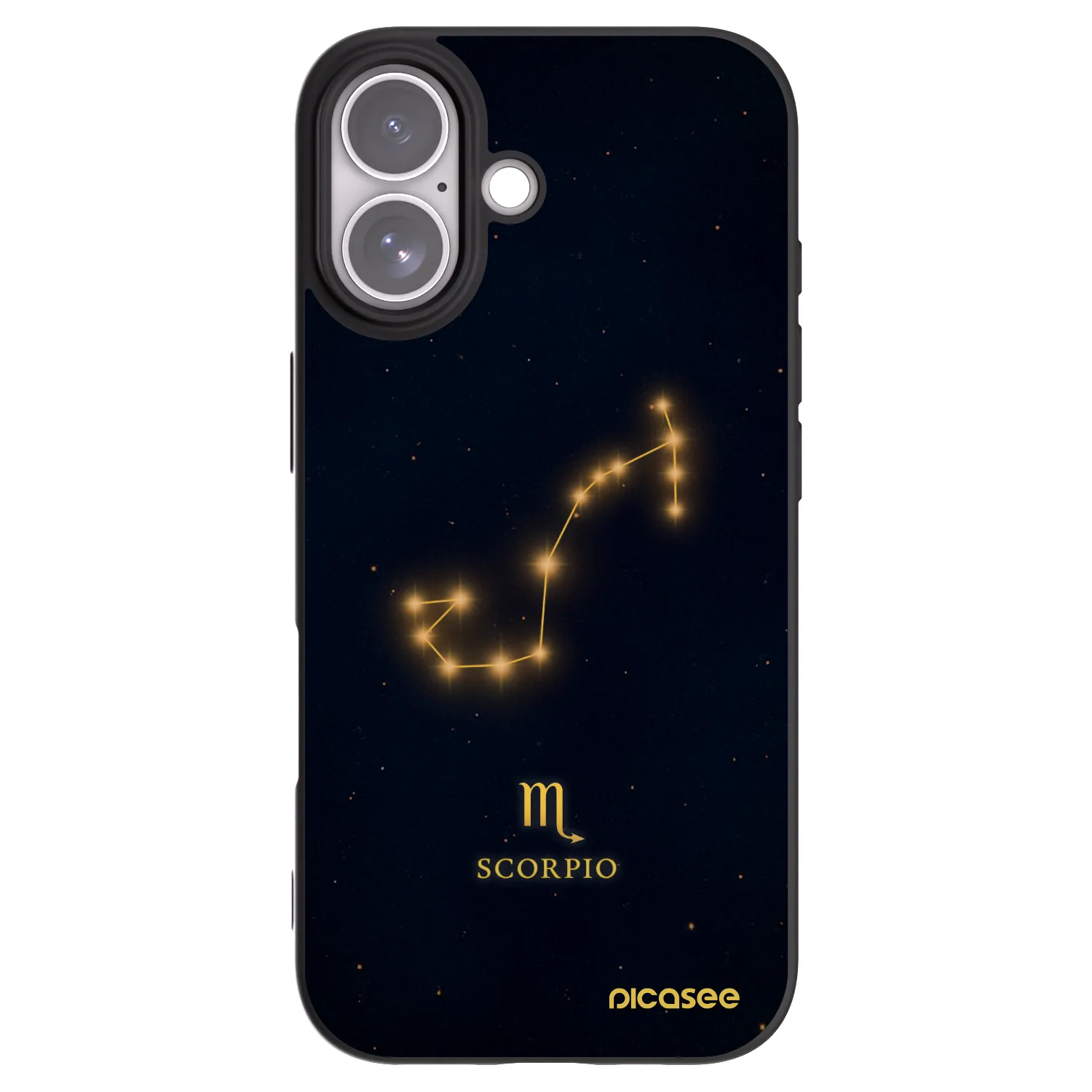 Picasee fekete szilikon tok az alábbi mobiltelefonokra Apple iPhone 17 - SCORPIO