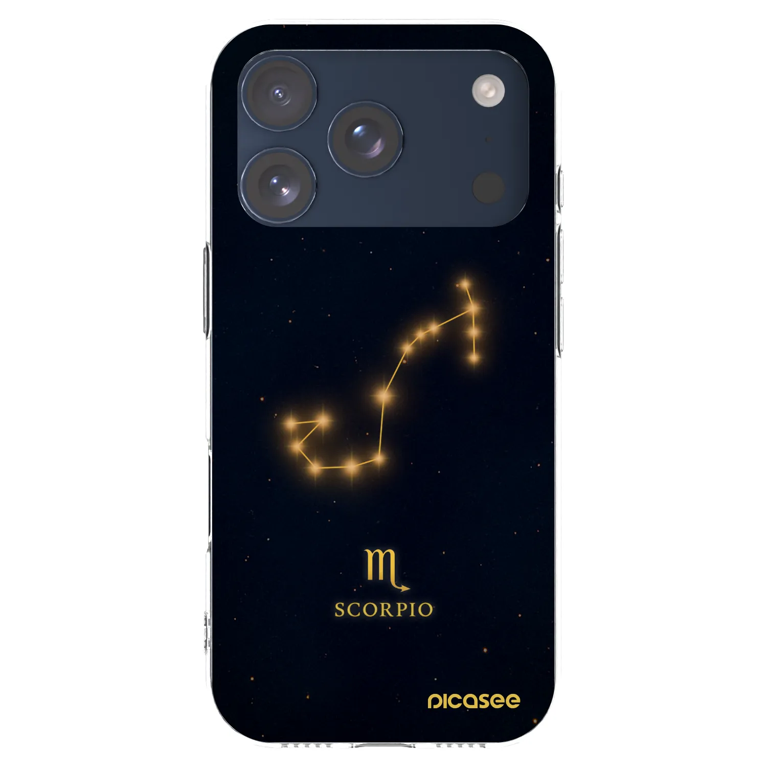 Picasee átlátszó szilikon tok az alábbi mobiltelefonokra Apple iPhone 17 Pro - SCORPIO