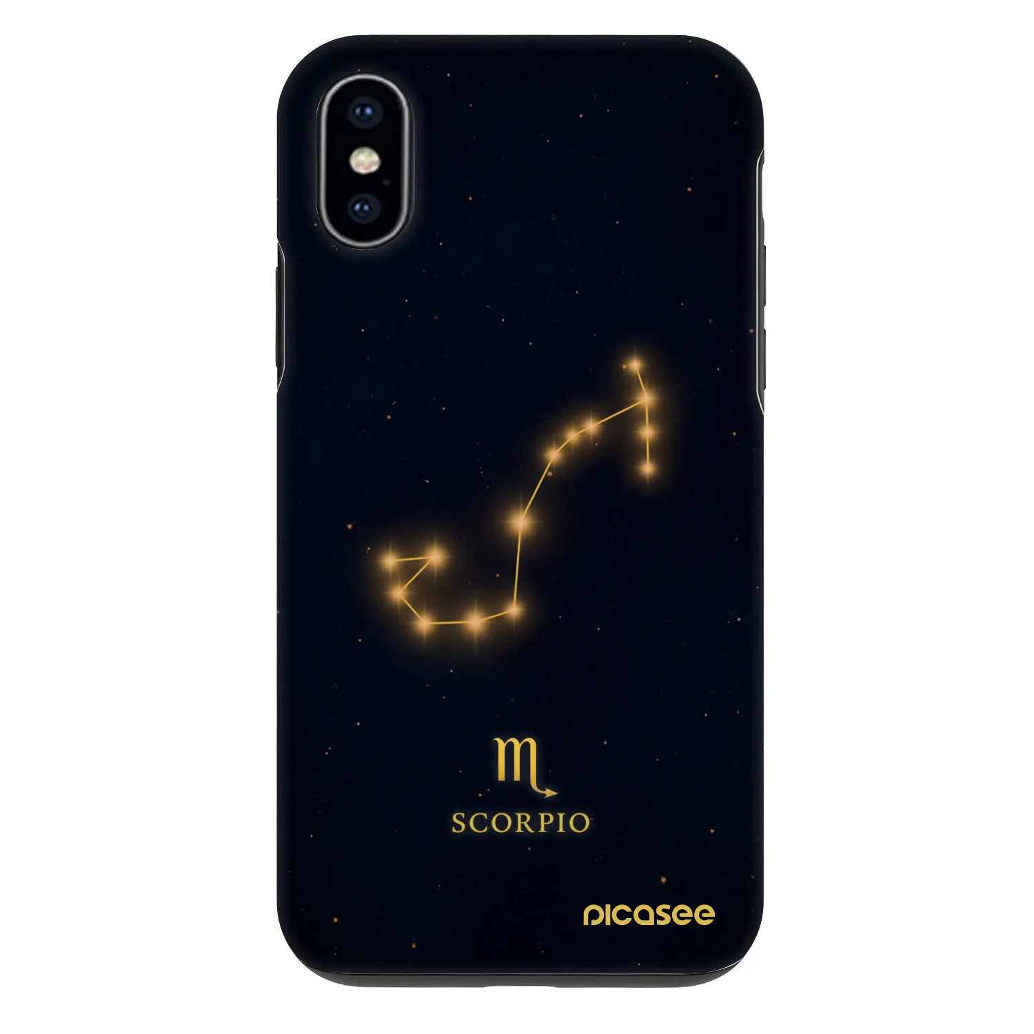 Picasee Fashion Case Apple iPhone X/XS - SCORPIO