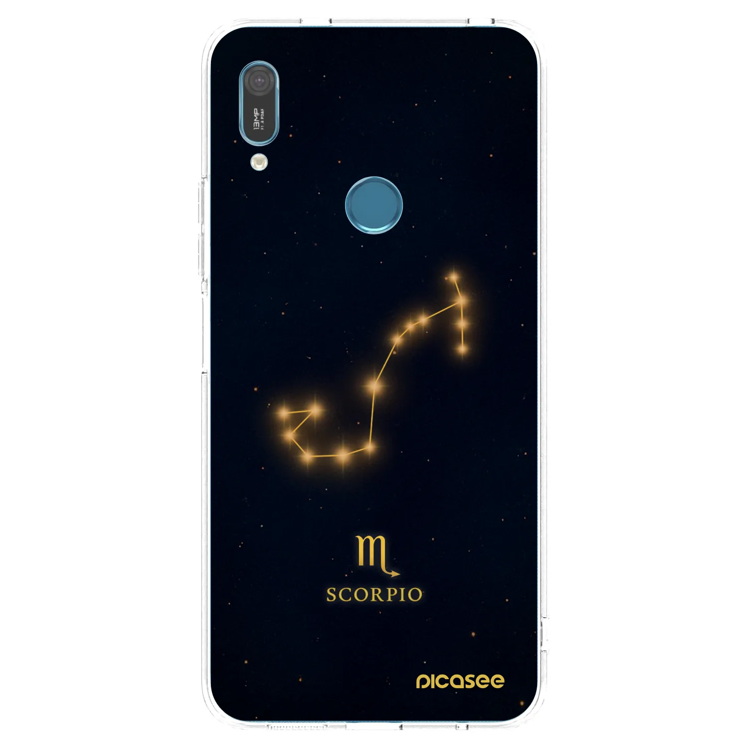 Picasee átlátszó szilikon tok az alábbi mobiltelefonokra Huawei Y6 2019 - SCORPIO