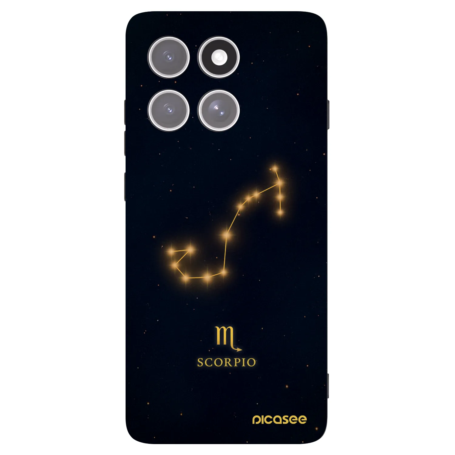 Picasee fekete szilikon tok az alábbi mobiltelefonokra Motorola Edge 60 Pro - SCORPIO