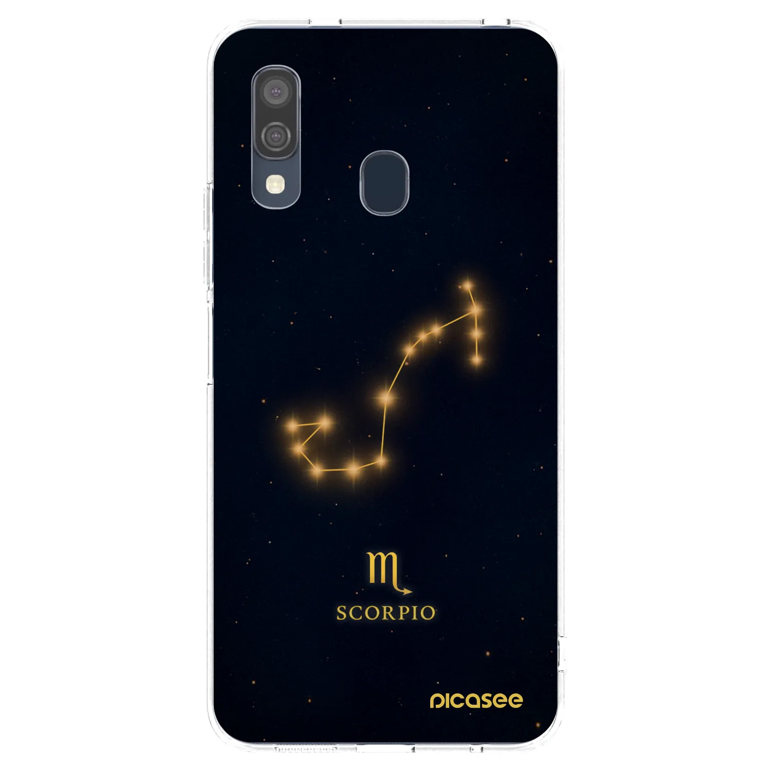 Picasee átlátszó szilikon tok az alábbi mobiltelefonokra Samsung Galaxy A40 A405F - SCORPIO