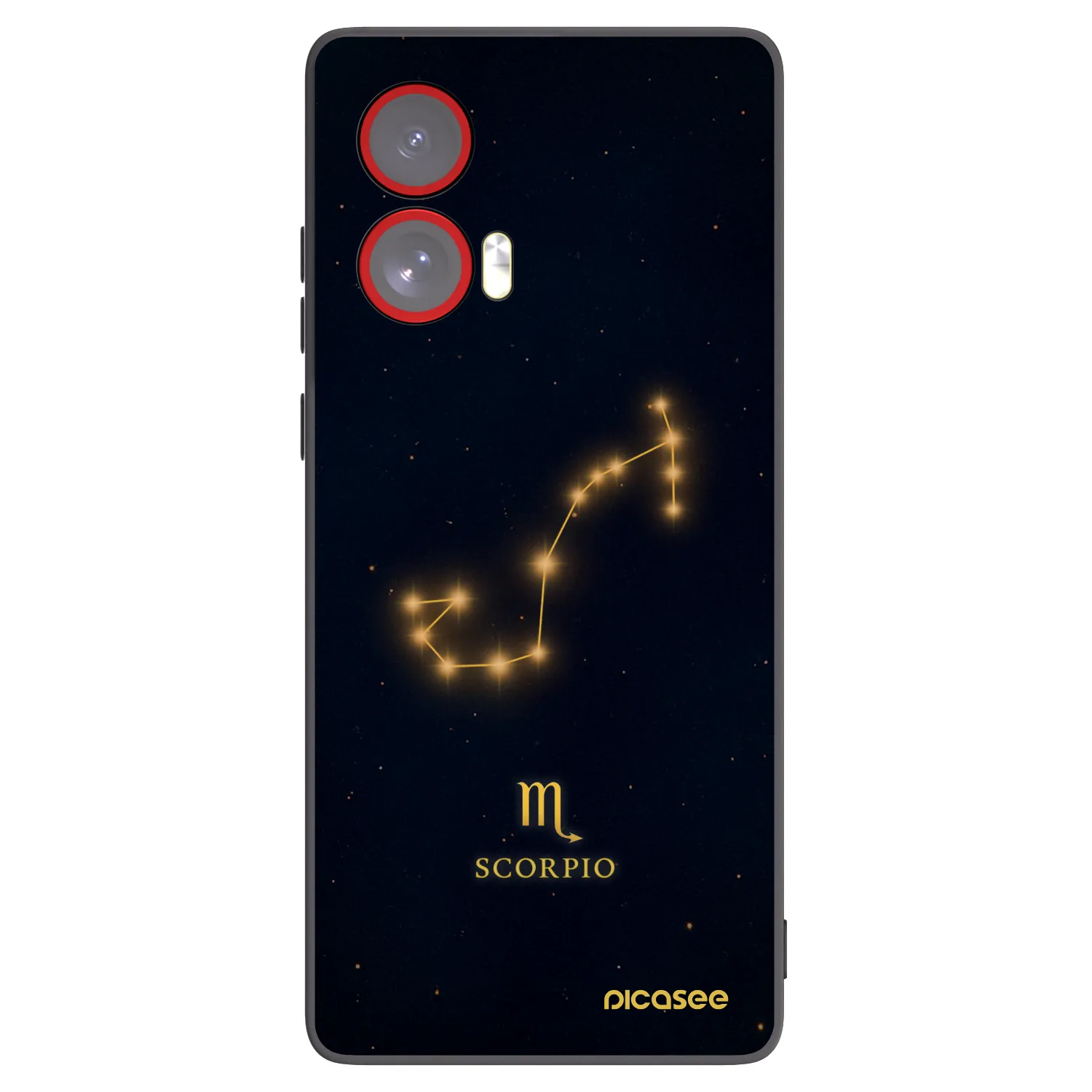Picasee fekete szilikon tok az alábbi mobiltelefonokra Motorola Edge 50 Fusion - SCORPIO