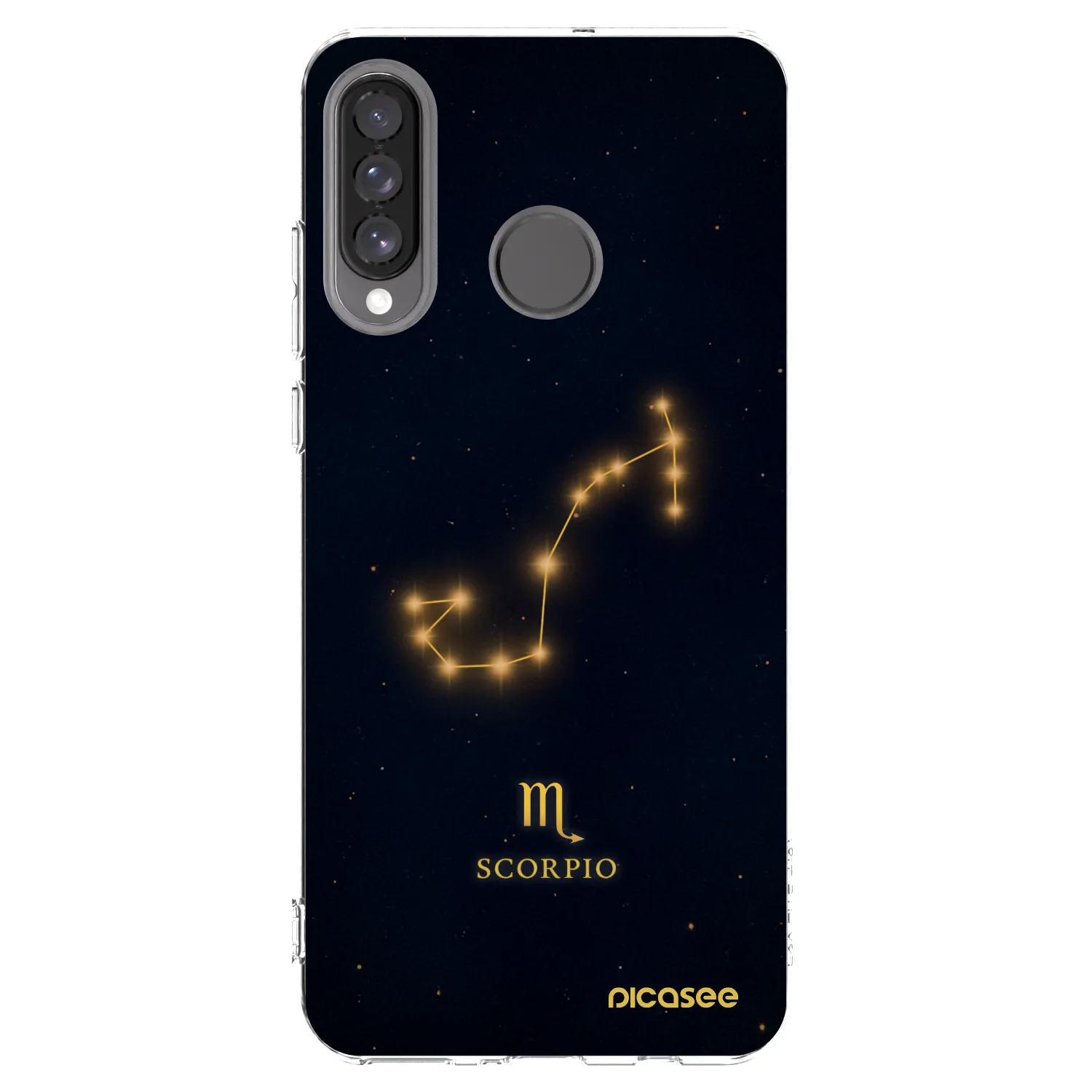 Picasee átlátszó szilikon tok az alábbi mobiltelefonokra Huawei P30 Lite - SCORPIO