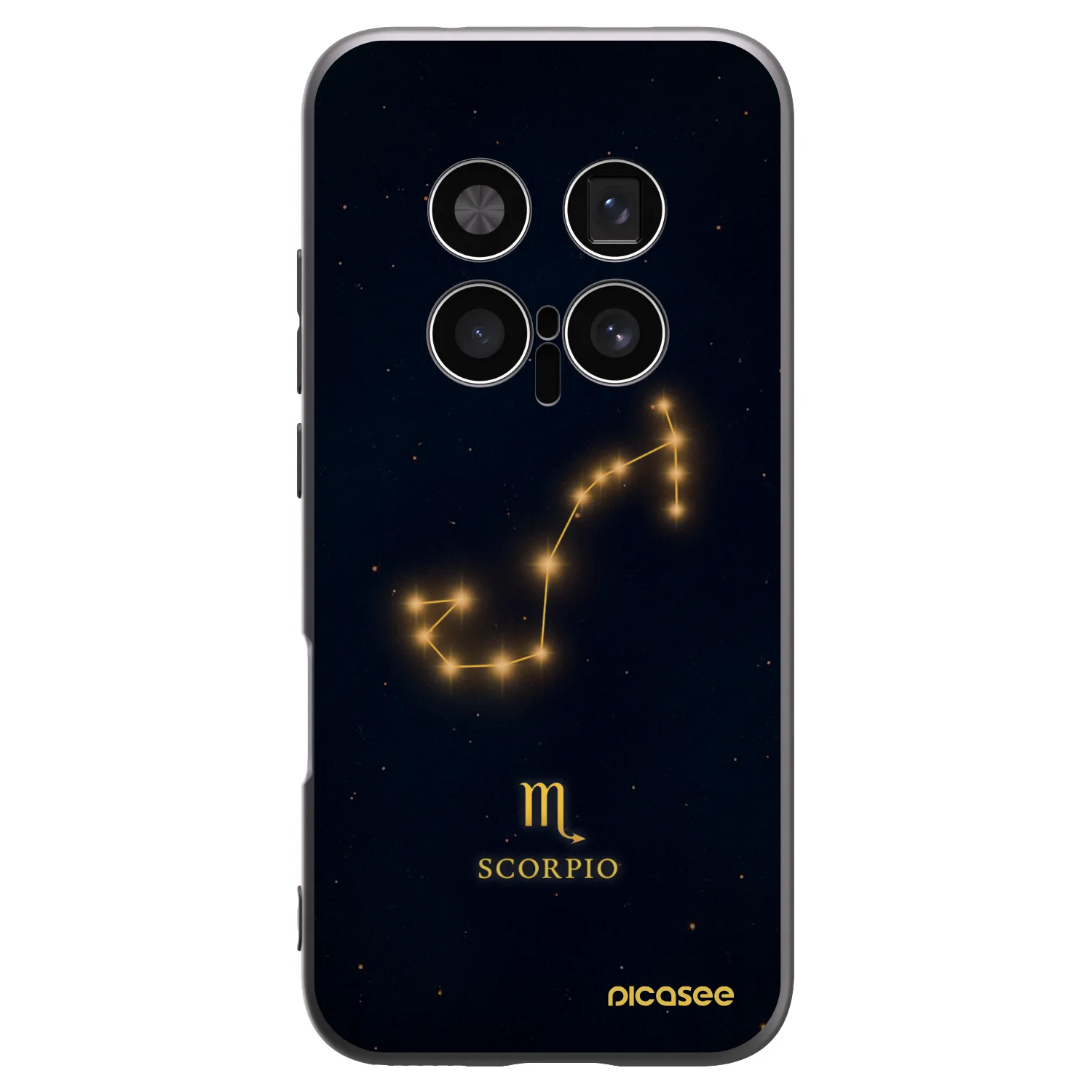 Picasee fekete szilikon tok az alábbi mobiltelefonokra Honor Magic8 Pro 5G - SCORPIO