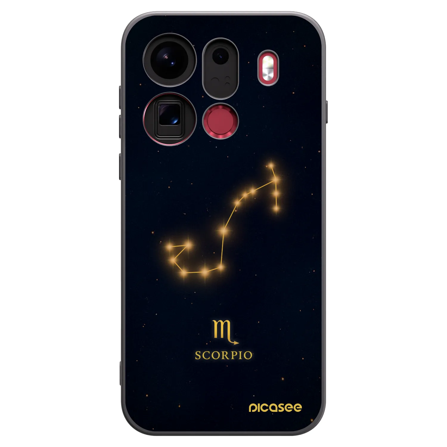 Picasee fekete szilikon tok az alábbi mobiltelefonokra OPPO Find X9 Pro - SCORPIO