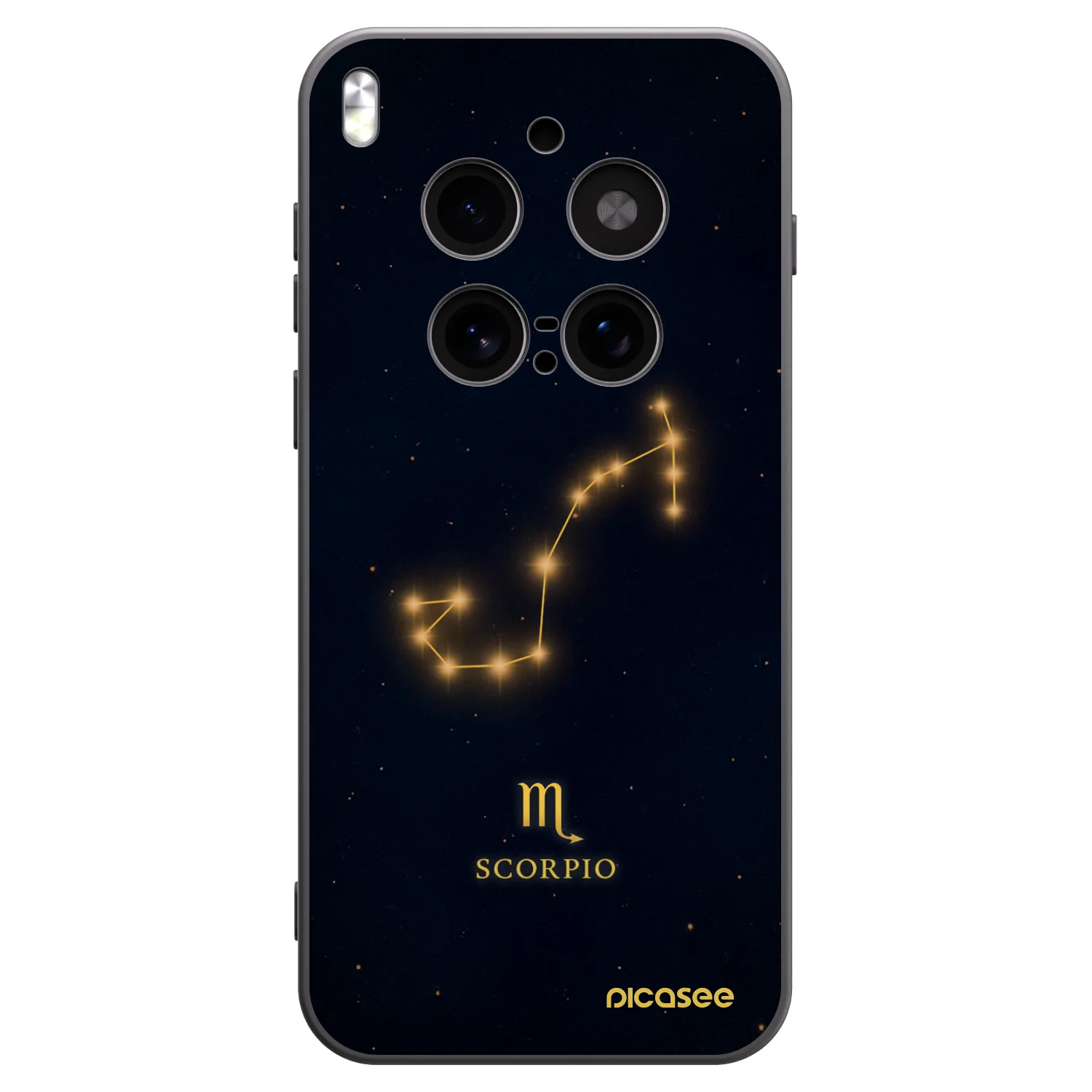 Picasee fekete szilikon tok az alábbi mobiltelefonokra Vivo X300 Pro - SCORPIO