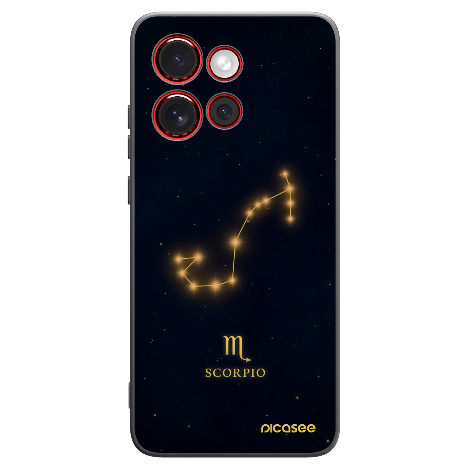 Picasee fekete szilikon tok az alábbi mobiltelefonokra Motorola Edge 60 Neo 5G - SCORPIO