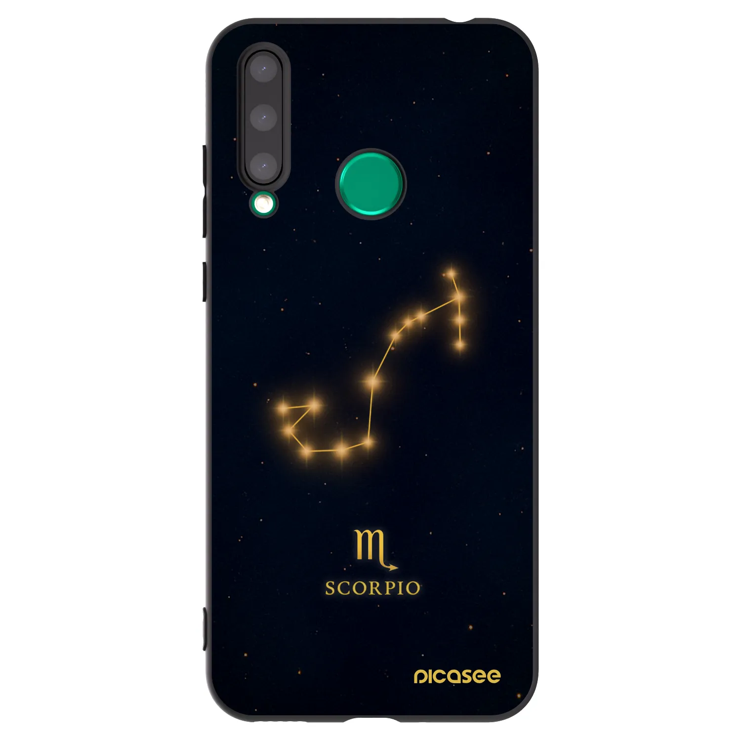 Picasee fekete szilikon tok az alábbi mobiltelefonokra Honor 20 Lite - SCORPIO
