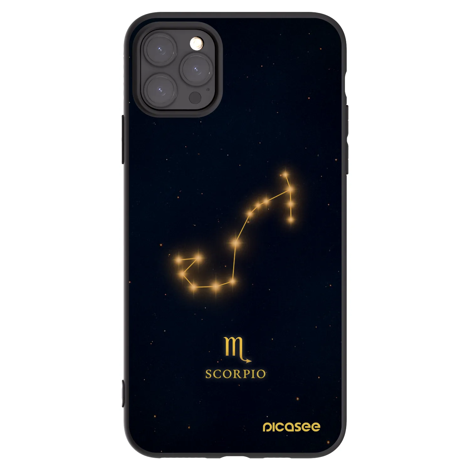 Picasee fekete szilikon tok az alábbi mobiltelefonokra Apple iPhone 11 Pro Max - SCORPIO