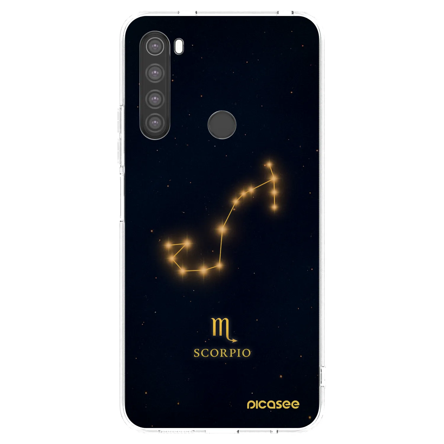 Picasee átlátszó szilikon tok az alábbi mobiltelefonokra Xiaomi Redmi Note 8 - SCORPIO