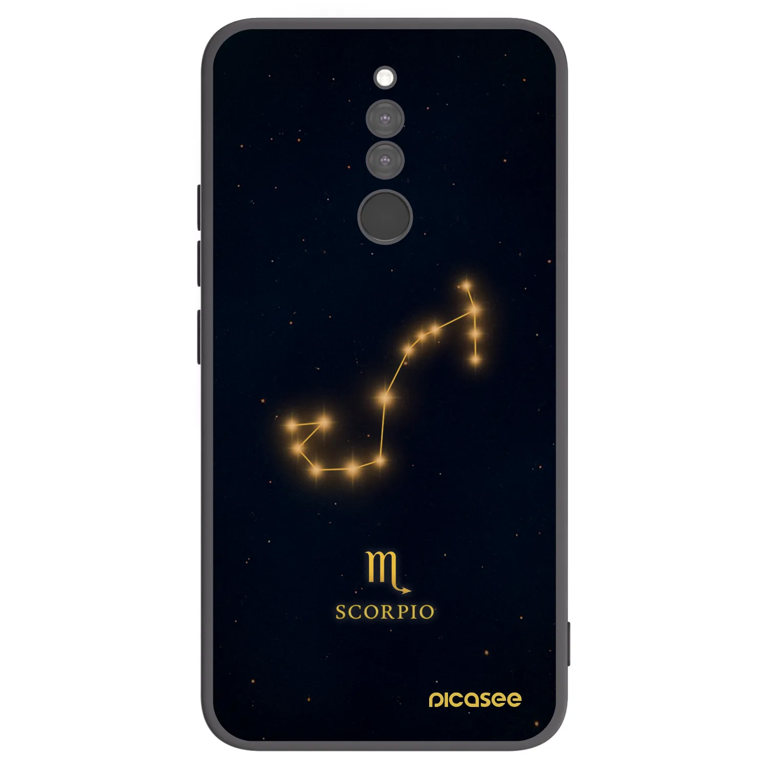 Picasee fekete szilikon tok az alábbi mobiltelefonokra Xiaomi Redmi 8 - SCORPIO