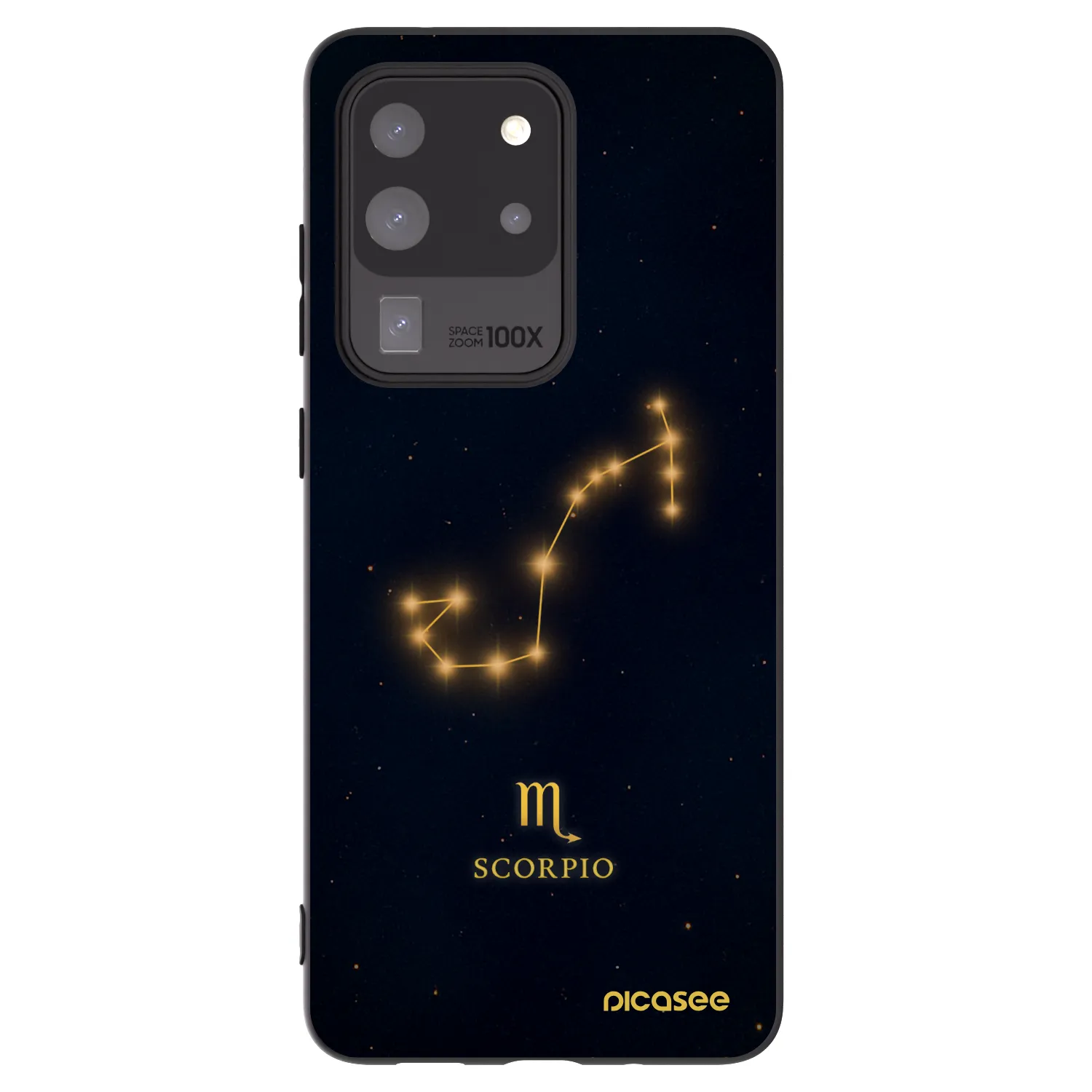 Picasee fekete szilikon tok az alábbi mobiltelefonokra Samsung Galaxy S20 Ultra 5G G988F - SCORPIO