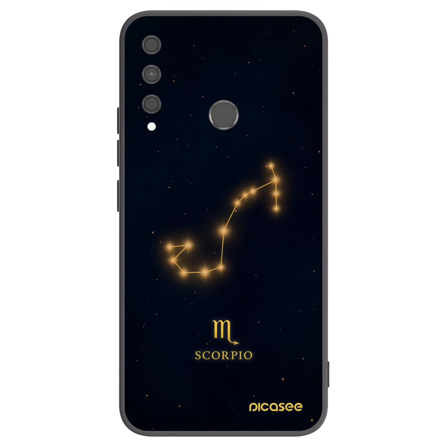 Picasee fekete szilikon tok az alábbi mobiltelefonokra Huawei P40 Lite E - SCORPIO