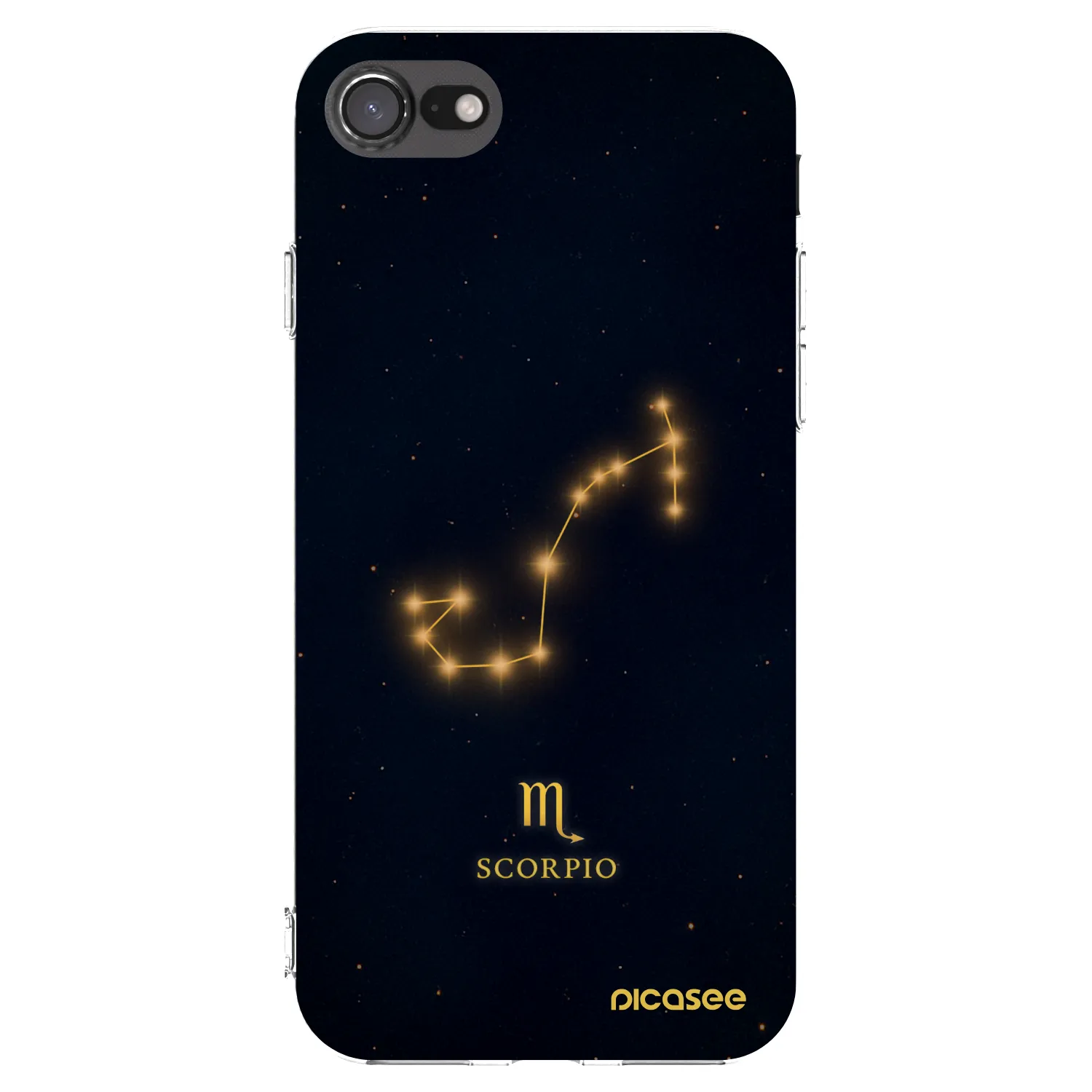 Picasee átlátszó szilikon tok az alábbi mobiltelefonokra Apple iPhone SE 2020 - SCORPIO