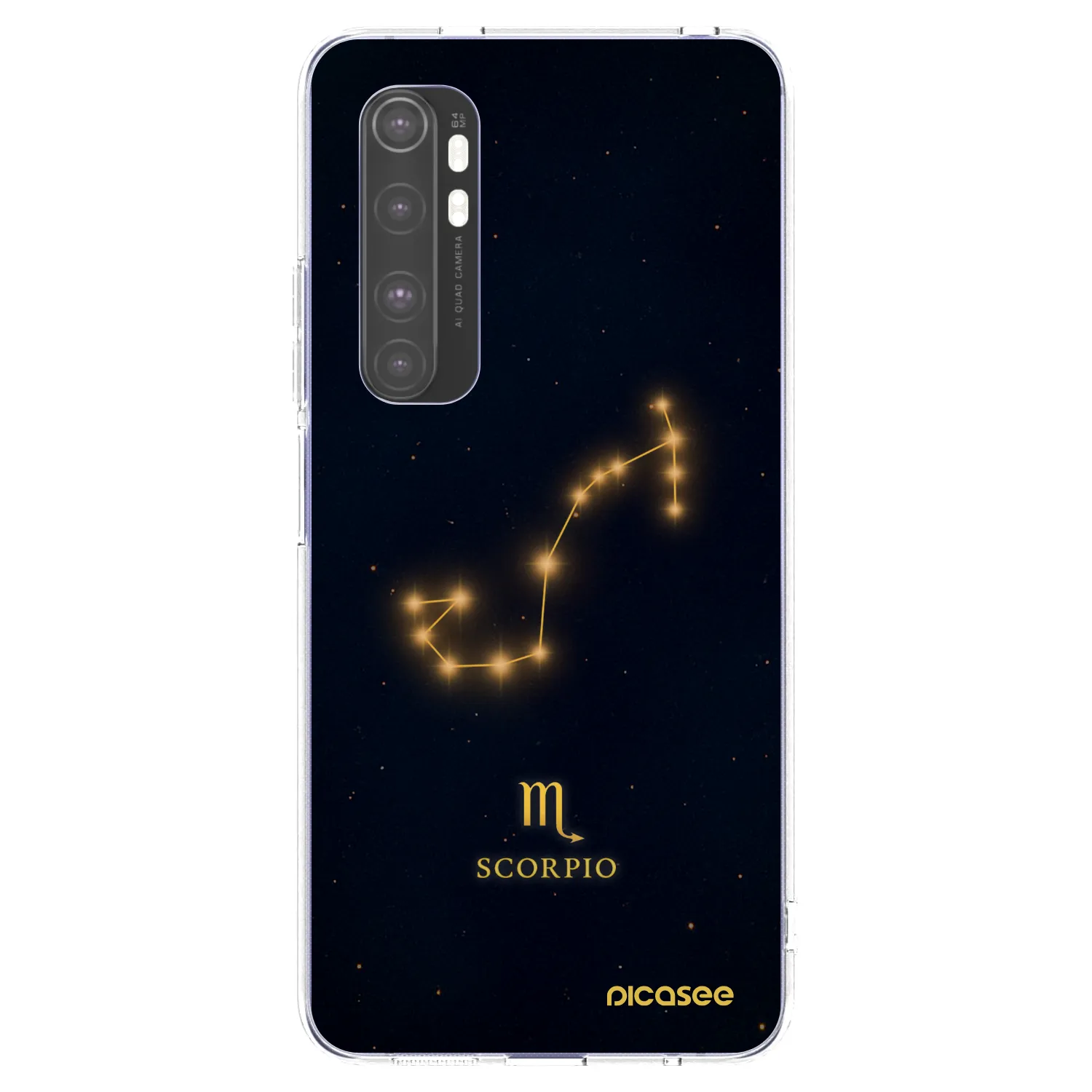 Picasee átlátszó szilikon tok az alábbi mobiltelefonokra Xiaomi Mi Note 10 Lite - SCORPIO