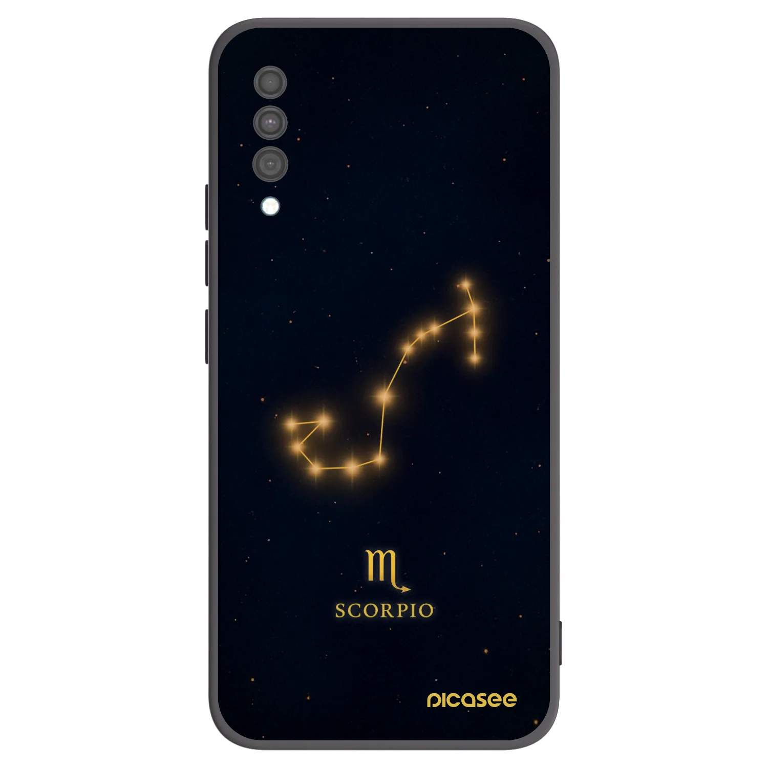 Picasee fekete szilikon tok az alábbi mobiltelefonokra Samsung Galaxy A30s A307F - SCORPIO