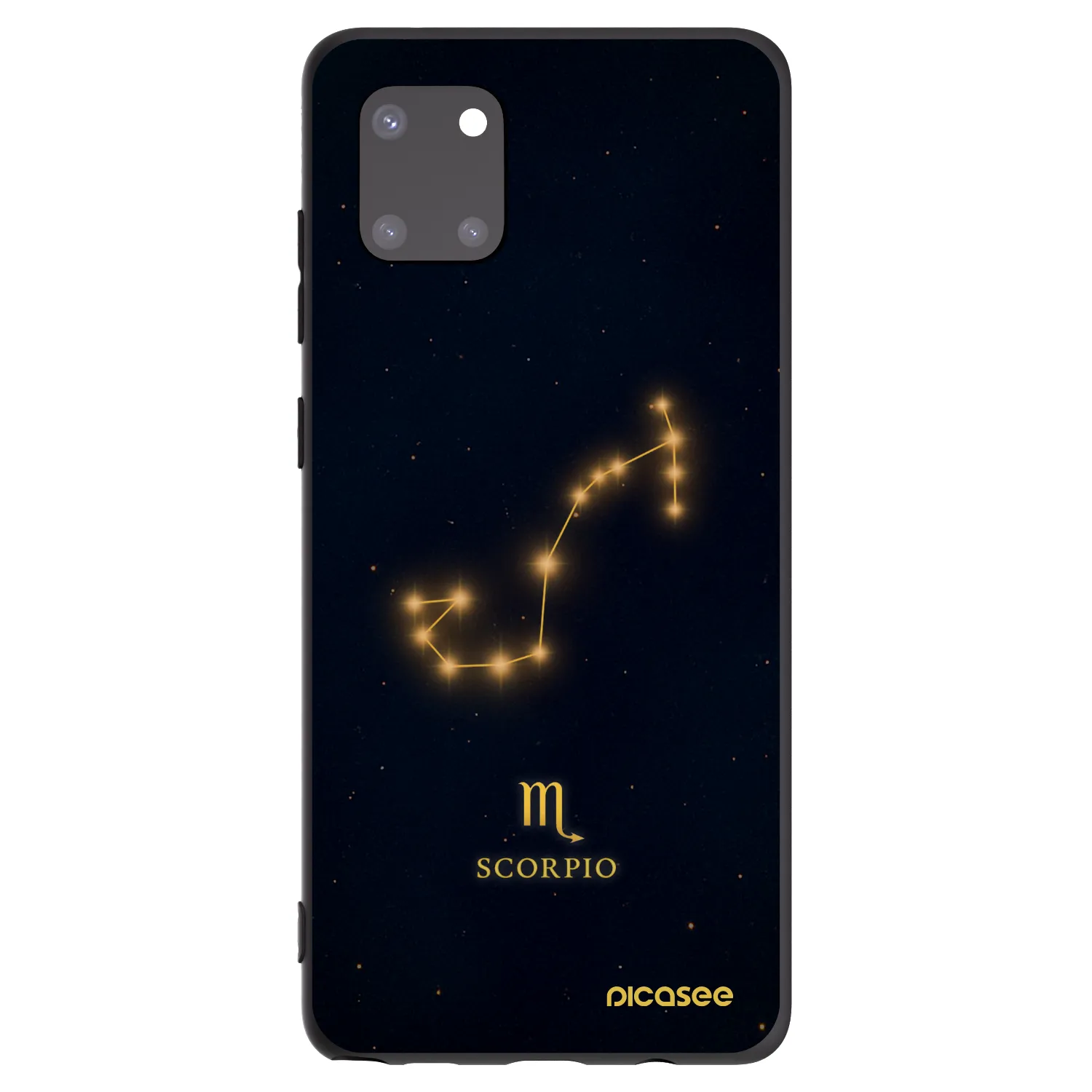 Picasee fekete szilikon tok az alábbi mobiltelefonokra Samsung Galaxy Note 10 Lite N770F - SCORPIO