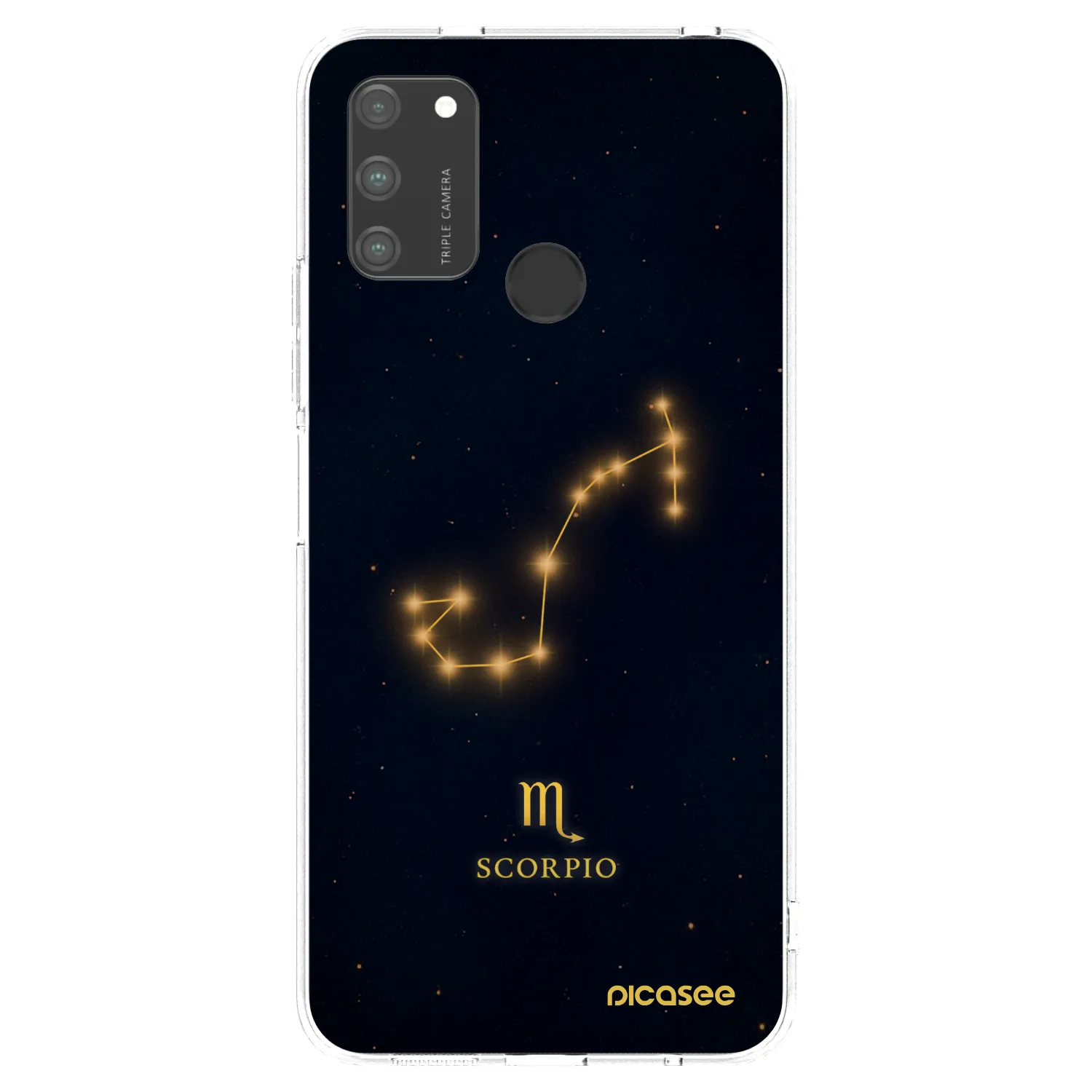 Picasee átlátszó szilikon tok az alábbi mobiltelefonokra Honor 9A - SCORPIO