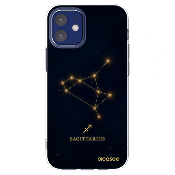 Picasee átlátszó szilikon tok az alábbi mobiltelefonokra Apple iPhone 12 mini - SAGITTARIUS
