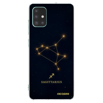Picasee átlátszó szilikon tok az alábbi mobiltelefonokra Samsung Galaxy M51 M515F - SAGITTARIUS